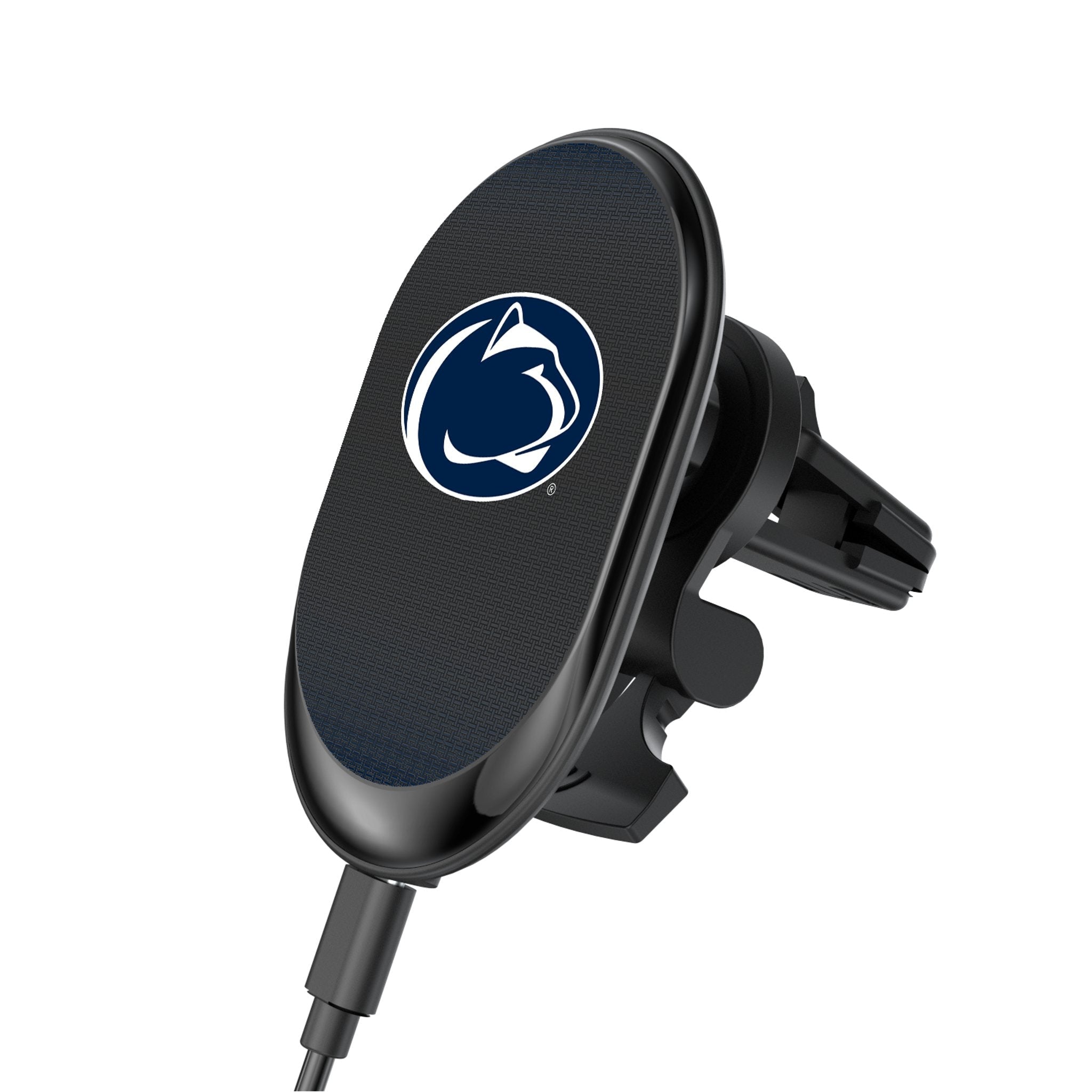 Pennsylvania State University Nittany Lions Linen Wireless Mag Car Charger - Sports Gifts, Sports Memorabilia, Sports Collectibles, Fan Shop