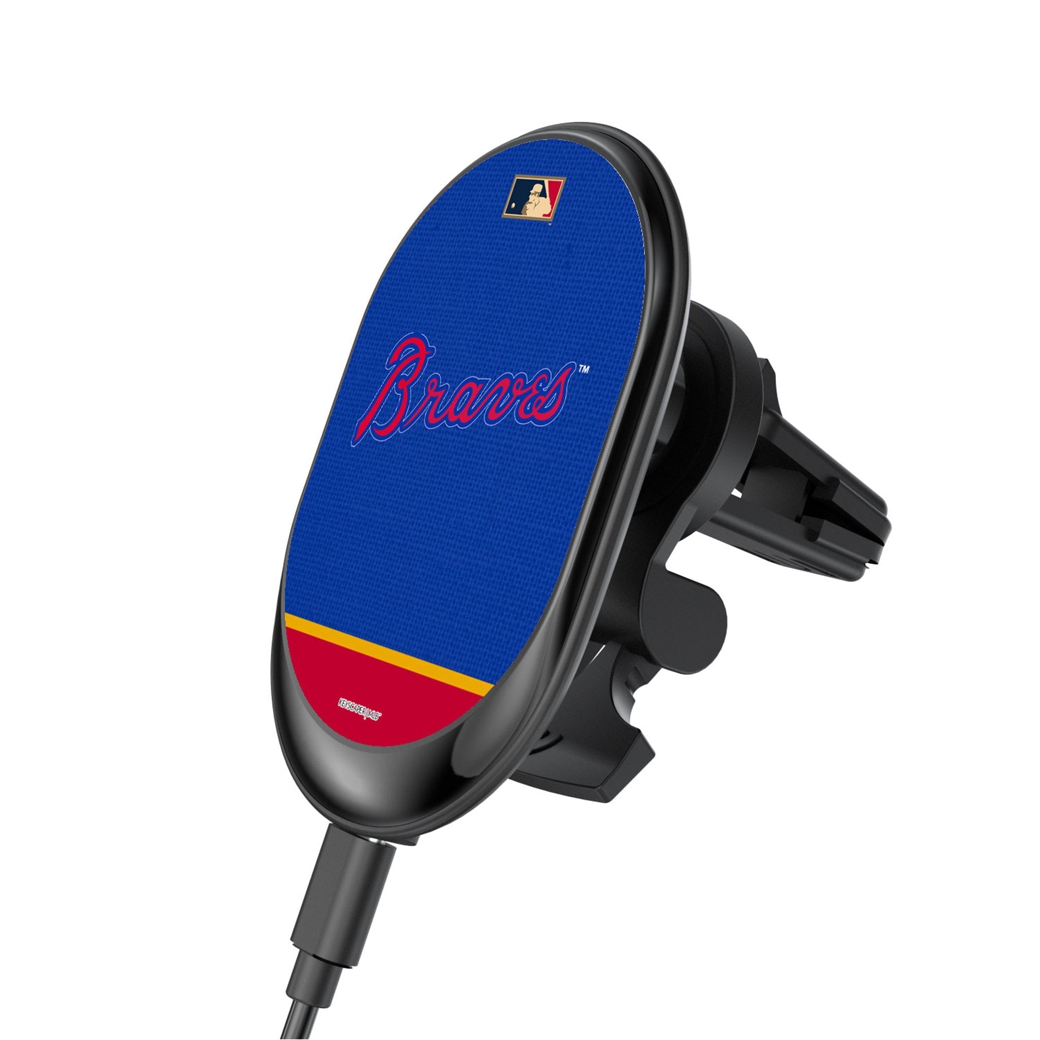 Atlanta Braves Home 2012 - Cooperstown Collection Endzone Solid Wireless Mag Car Charger - Sports Gifts, Sports Memorabilia, Sports Collectibles, Fan Shop