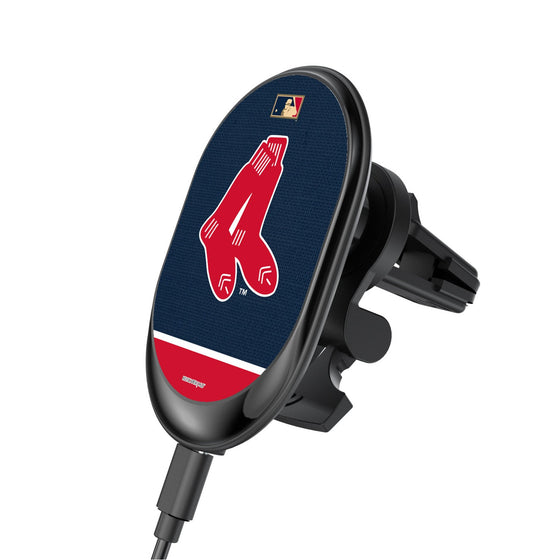 Boston Red Sox 1924-1960 - Cooperstown Collection Endzone Solid Wireless Mag Car Charger - Sports Gifts, Sports Memorabilia, Sports Collectibles, Fan Shop
