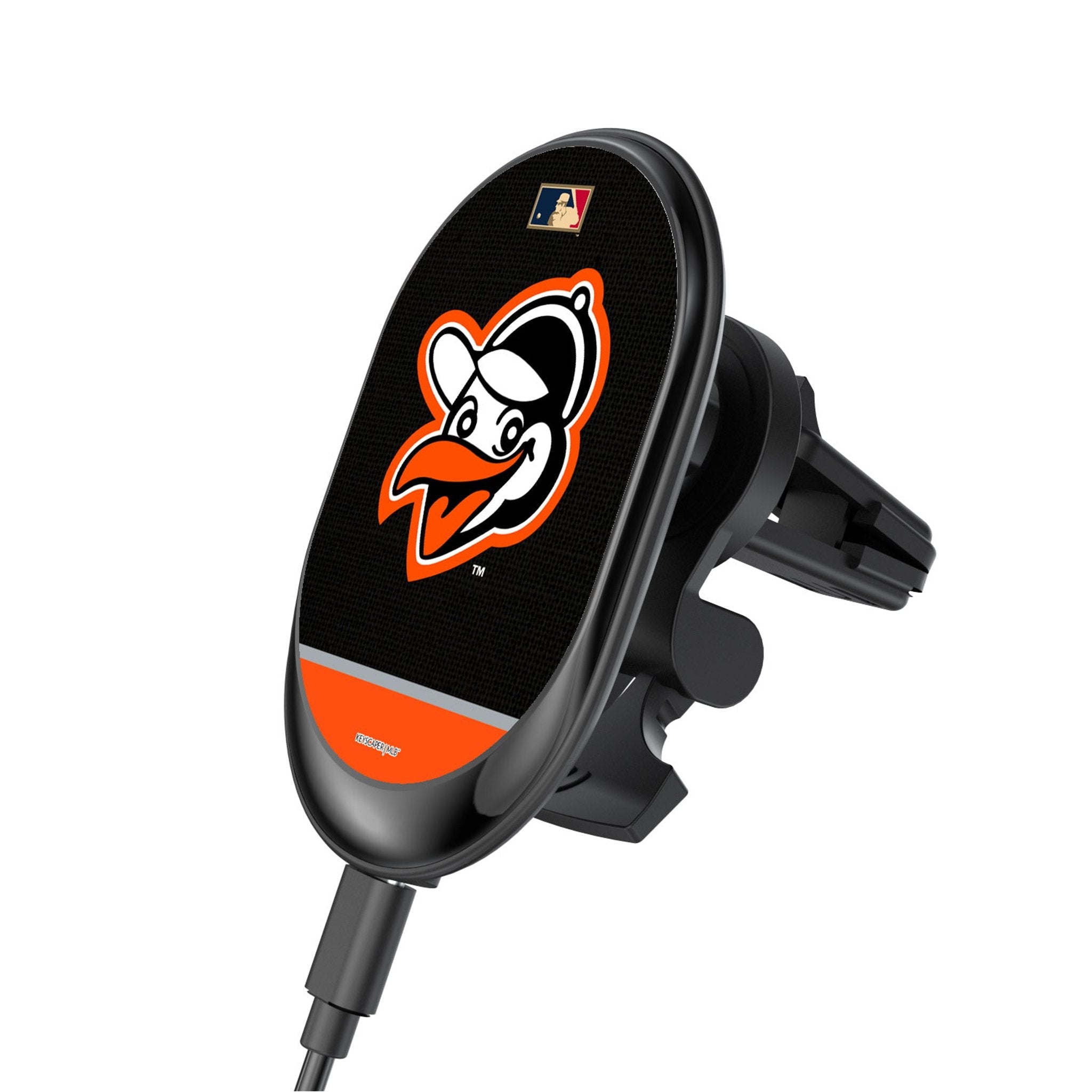Baltimore Orioles 1955 - Cooperstown Collection Endzone Solid Wireless Mag Car Charger - Sports Gifts, Sports Memorabilia, Sports Collectibles, Fan Shop