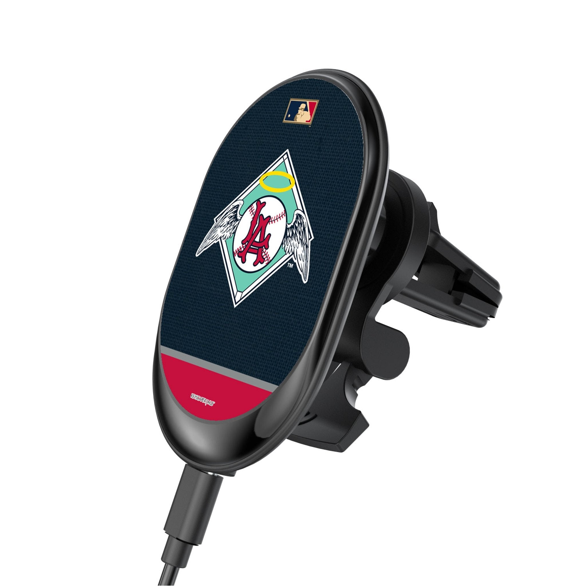 LA Angels 1961-1965 - Cooperstown Collection Endzone Solid Wireless Mag Car Charger - Sports Gifts, Sports Memorabilia, Sports Collectibles, Fan Shop