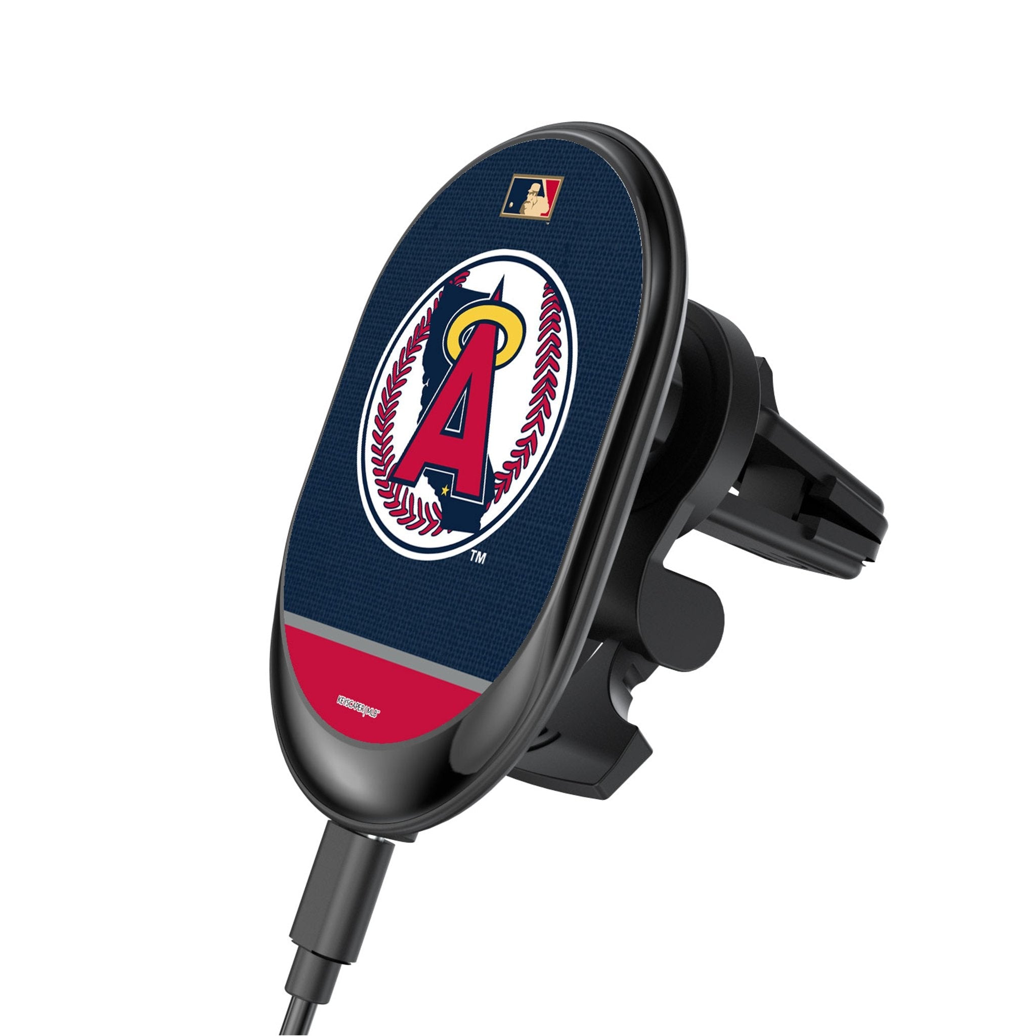 LA Angels 1986-1992 - Cooperstown Collection Endzone Solid Wireless Mag Car Charger - Sports Gifts, Sports Memorabilia, Sports Collectibles, Fan Shop