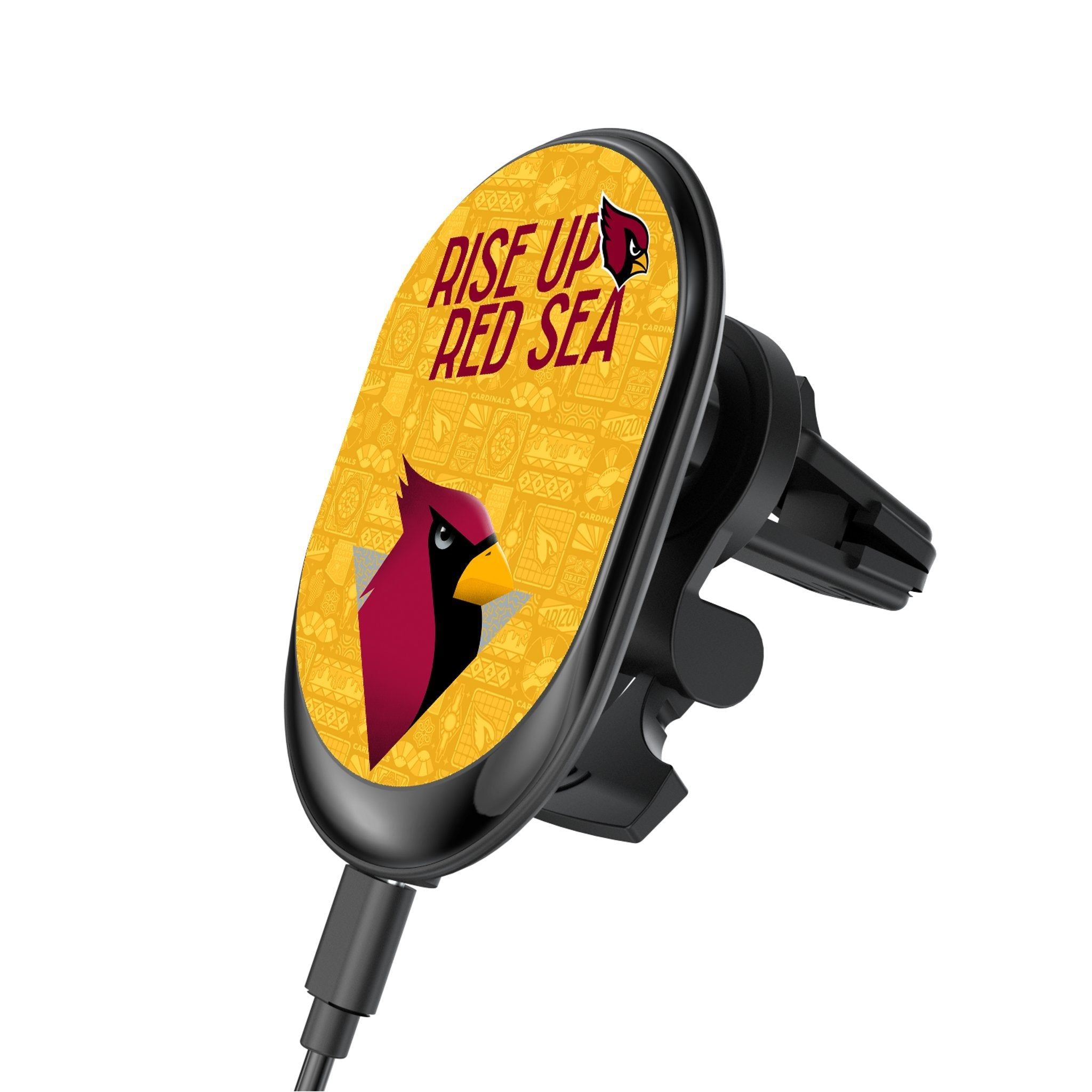 Arizona Cardinals 2024 Illustrated Limited Edition Wireless Car Charger - Sports Gifts, Sports Memorabilia, Sports Collectibles, Fan Shop