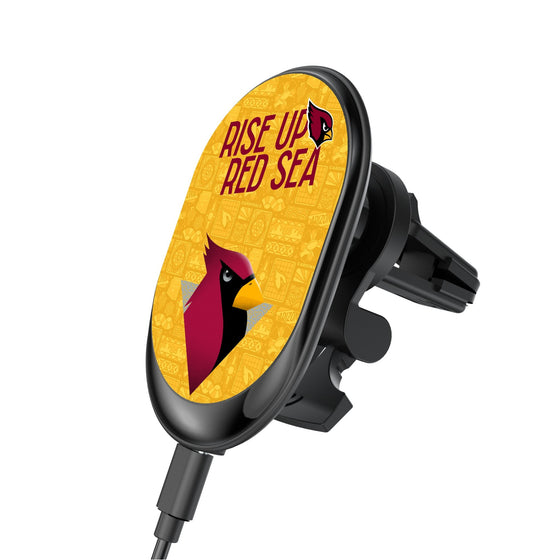Arizona Cardinals 2024 Illustrated Limited Edition Wireless Car Charger-0