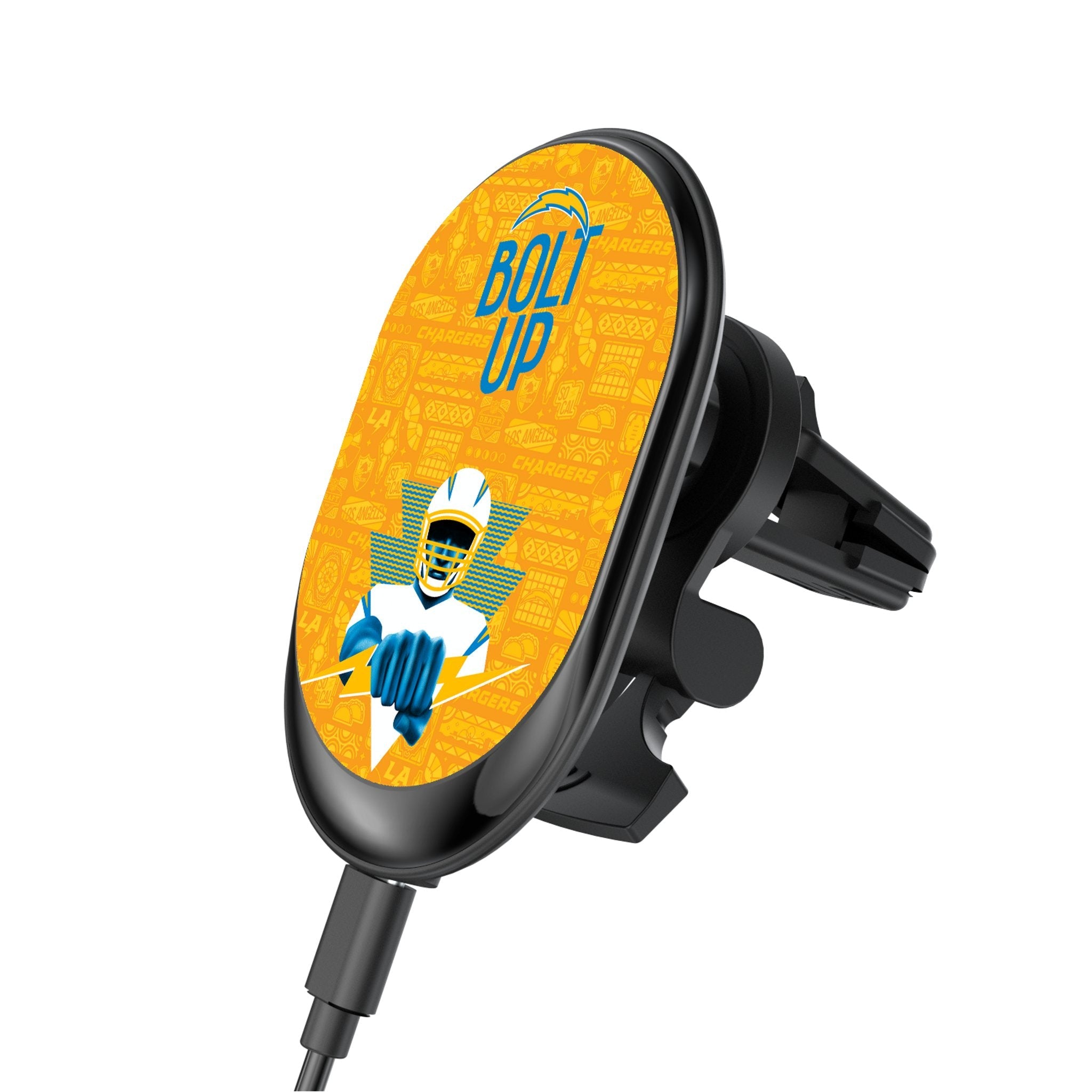 Los Angeles Chargers 2024 Illustrated Limited Edition Wireless Car Charger - Sports Gifts, Sports Memorabilia, Sports Collectibles, Fan Shop