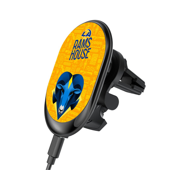 Los Angeles Rams 2024 Illustrated Limited Edition Wireless Car Charger-0
