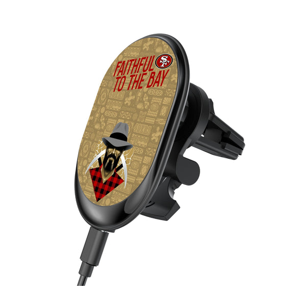 San Francisco 49ers 2024 Illustrated Limited Edition Wireless Car Charger-0