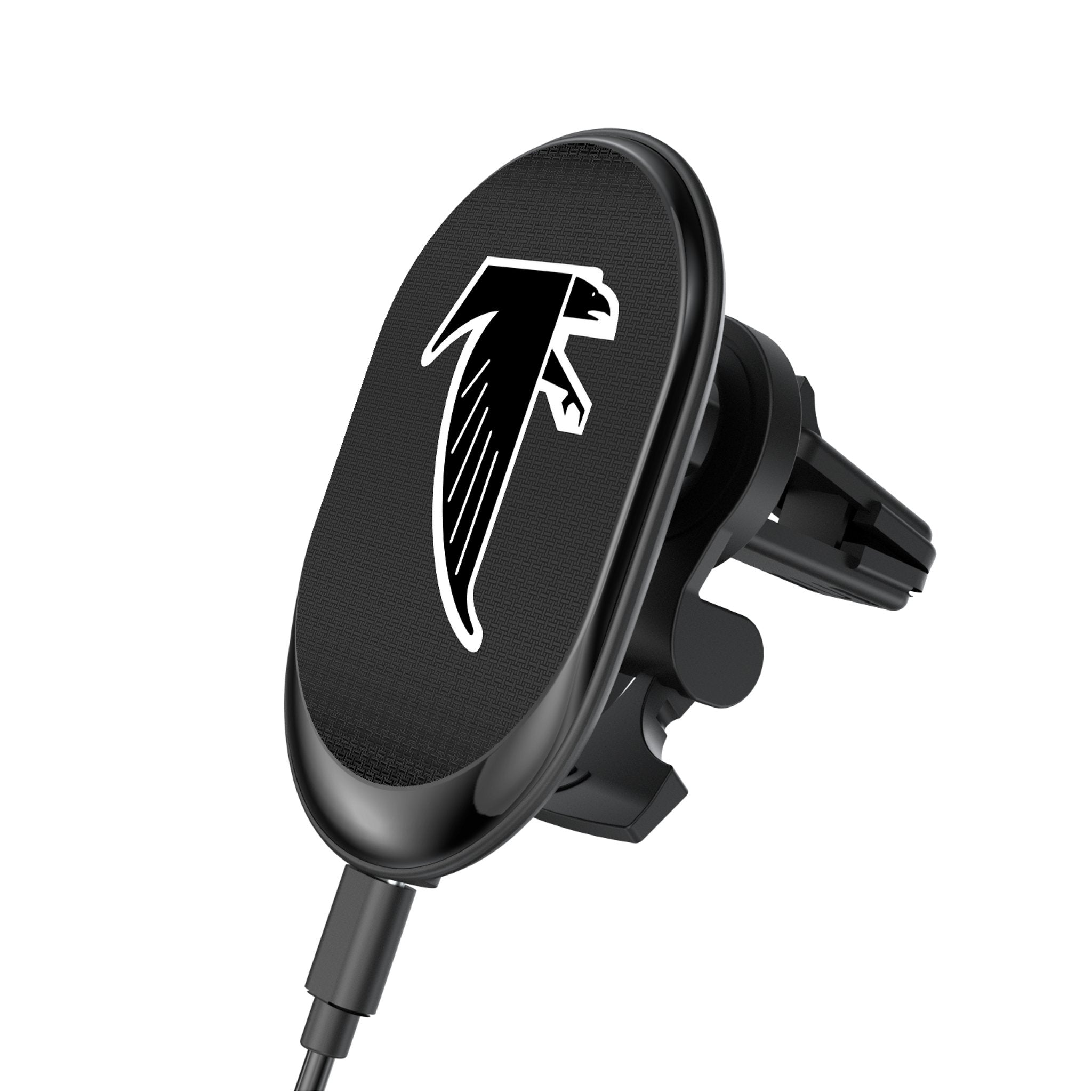 Atlanta Falcons Classic  Linen Wireless Mag Car Charger - Sports Gifts, Sports Memorabilia, Sports Collectibles, Fan Shop