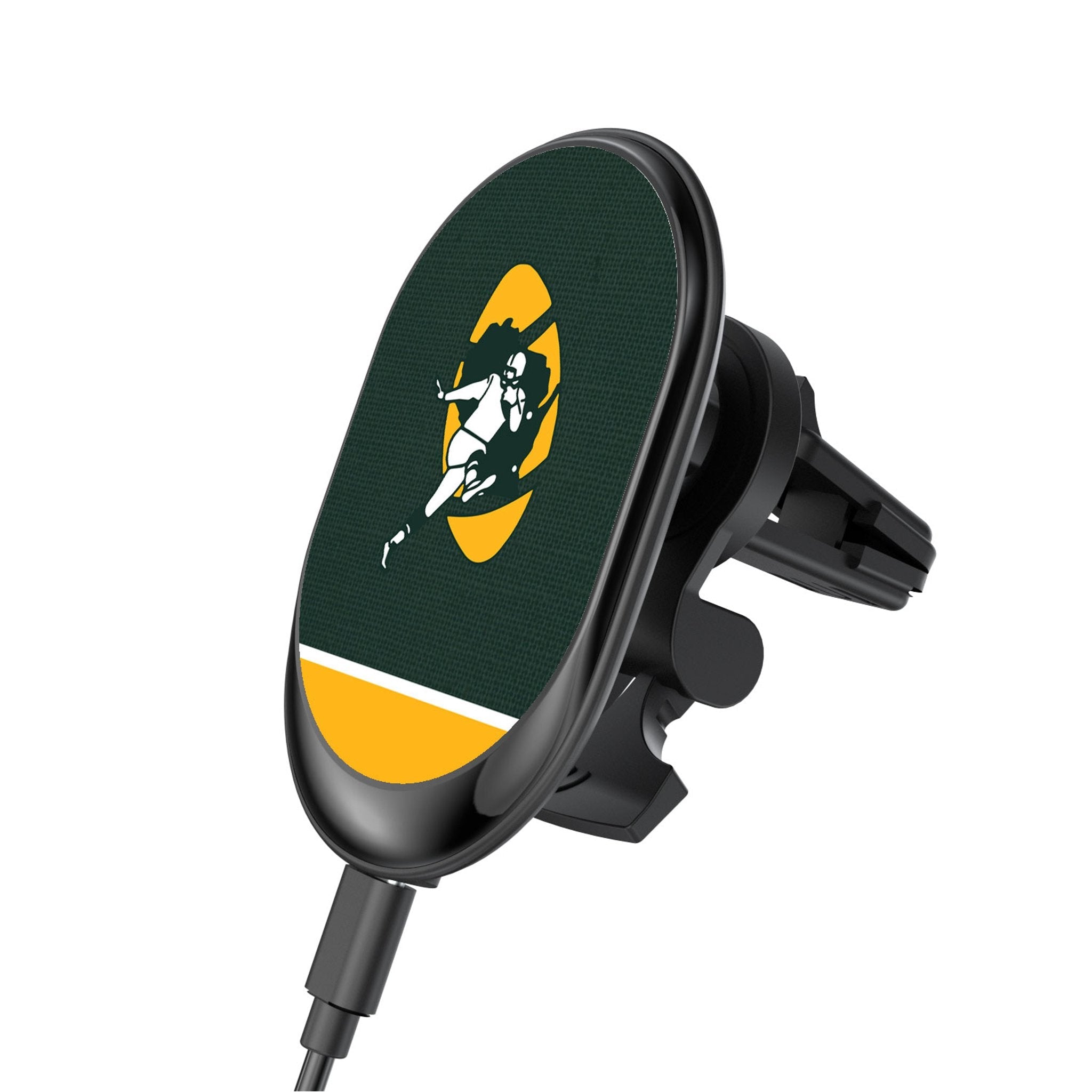 Green Bay Packers Historic Collection Endzone Solid Wireless Mag Car Charger - Sports Gifts, Sports Memorabilia, Sports Collectibles, Fan Shop