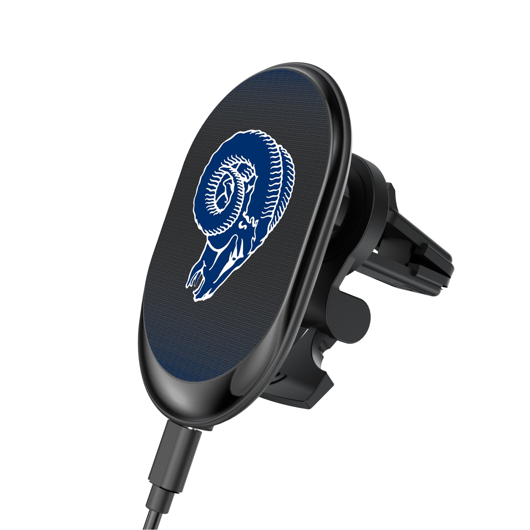 Los Angeles Rams Historic Collection Linen Wireless Mag Car Charger - Sports Gifts, Sports Memorabilia, Sports Collectibles, Fan Shop
