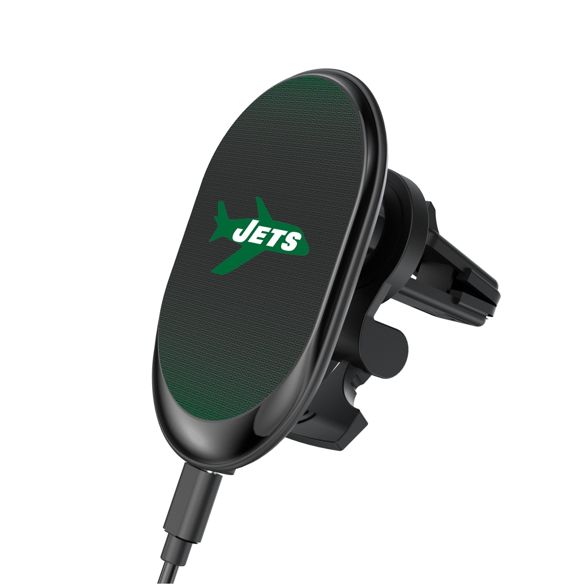 New York Jets 1963 Historic Collection Linen Wireless Mag Car Charger - Sports Gifts, Sports Memorabilia, Sports Collectibles, Fan Shop