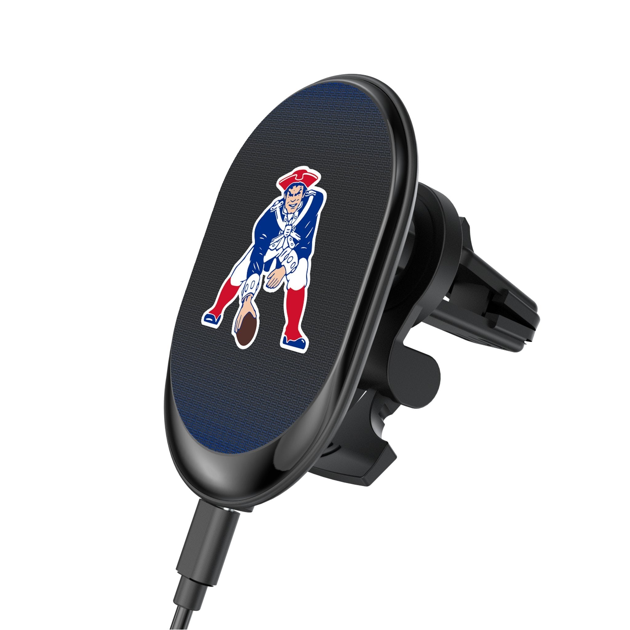 New England Patriots Historic Collection Linen Wireless Mag Car Charger - Sports Gifts, Sports Memorabilia, Sports Collectibles, Fan Shop