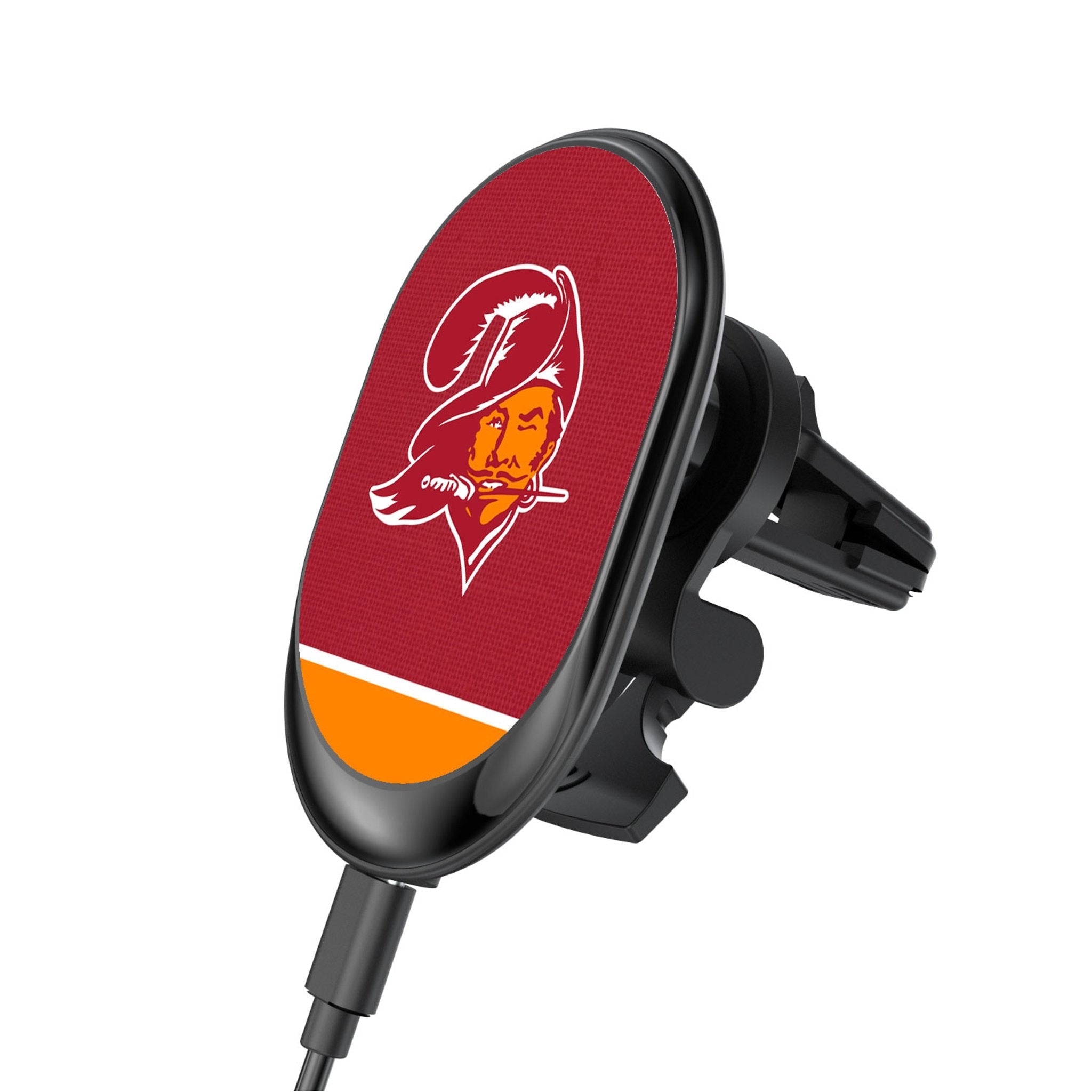 Tampa Bay Buccaneers Historic Collection Endzone Solid Wireless Mag Car Charger - Sports Gifts, Sports Memorabilia, Sports Collectibles, Fan Shop