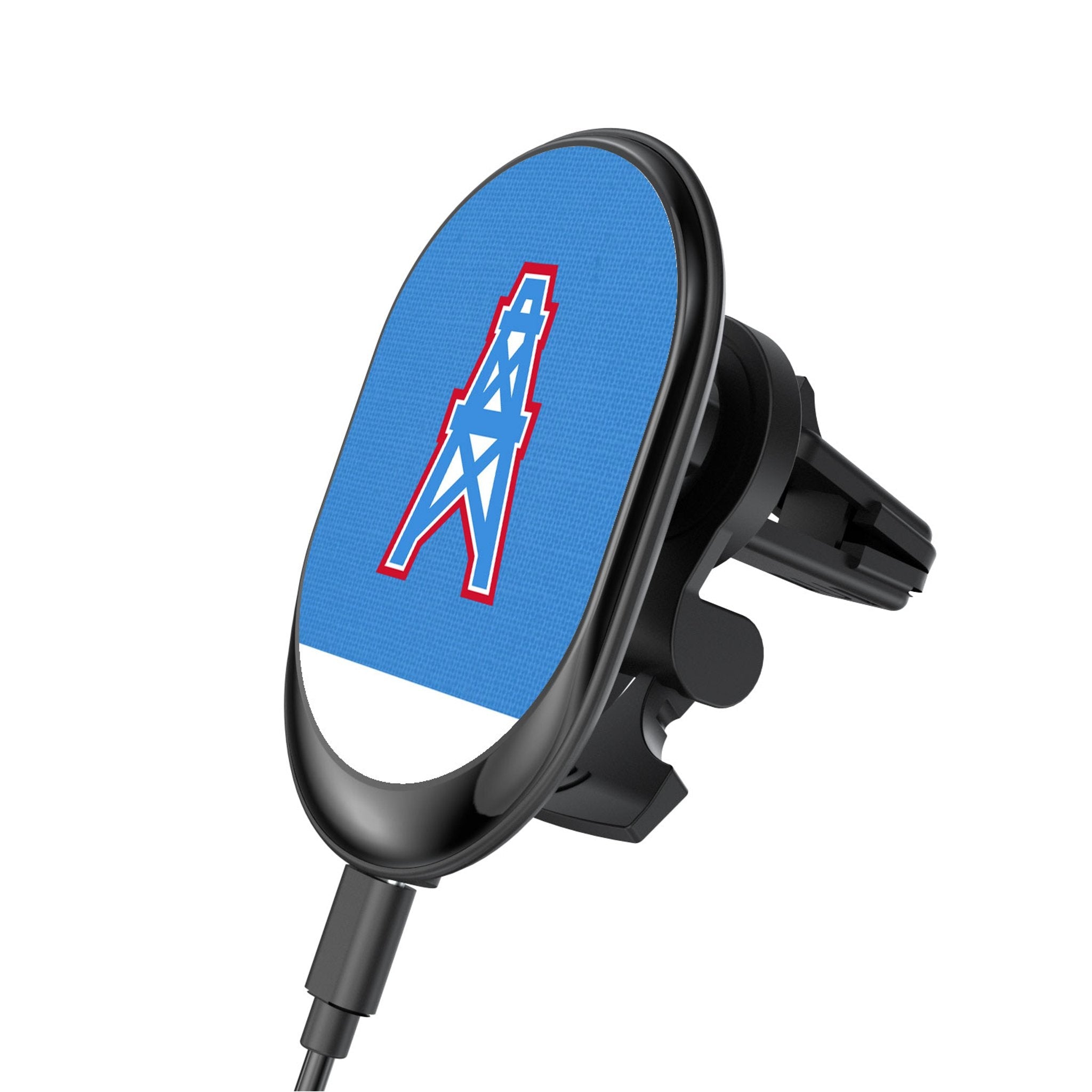 Houston Oilers Historic Collection Endzone Solid Wireless Mag Car Charger - Sports Gifts, Sports Memorabilia, Sports Collectibles, Fan Shop