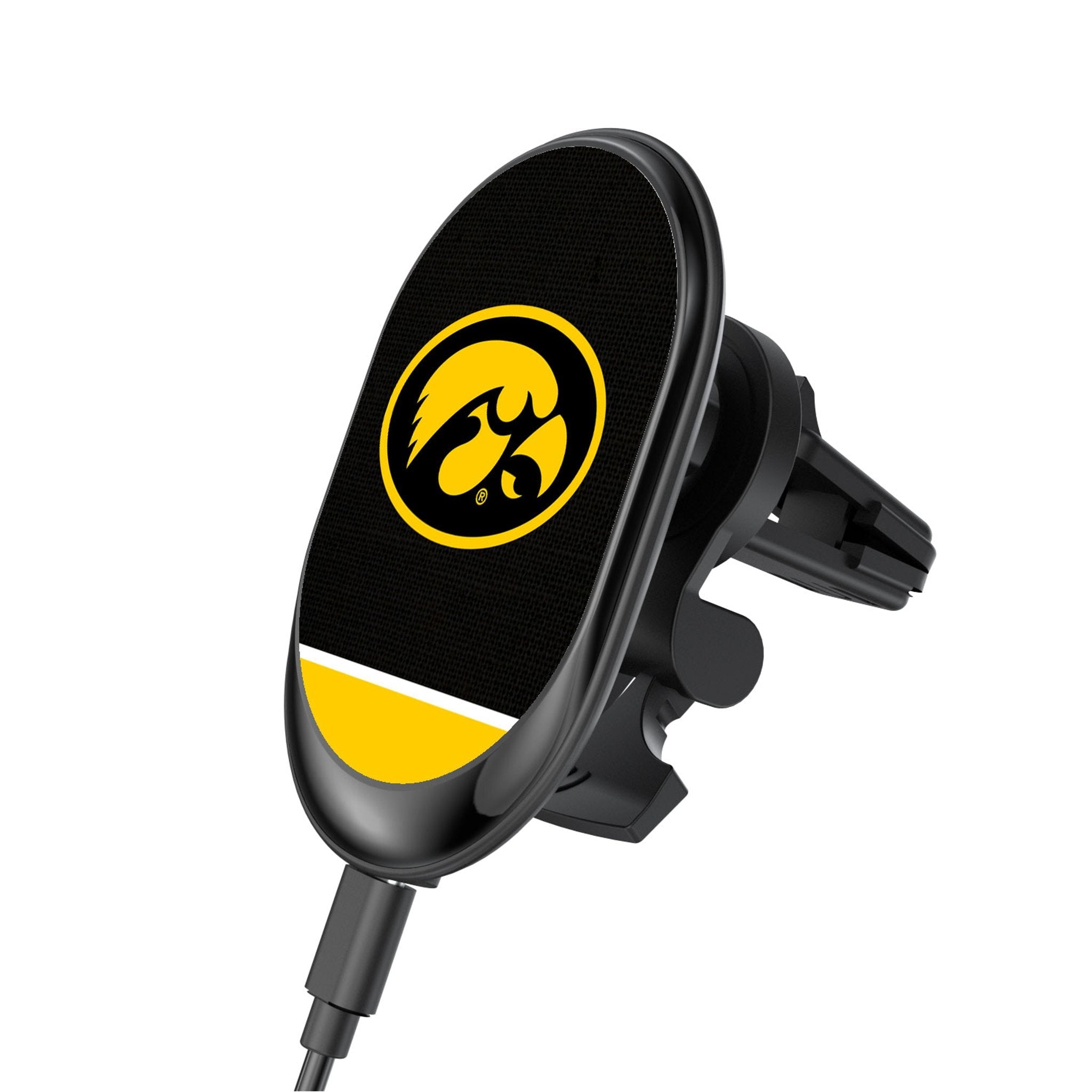 University of Iowa Hawkeyes Endzone Solid Wireless Mag Car Charger - Sports Gifts, Sports Memorabilia, Sports Collectibles, Fan Shop