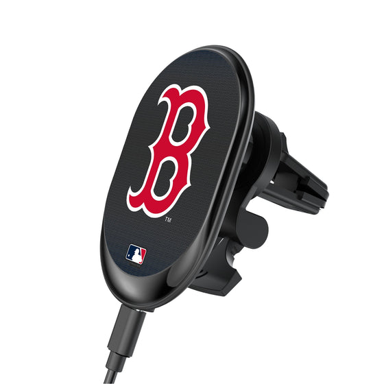 Boston Red Sox Linen Wireless Mag Car Charger - Sports Gifts, Sports Memorabilia, Sports Collectibles, Fan Shop