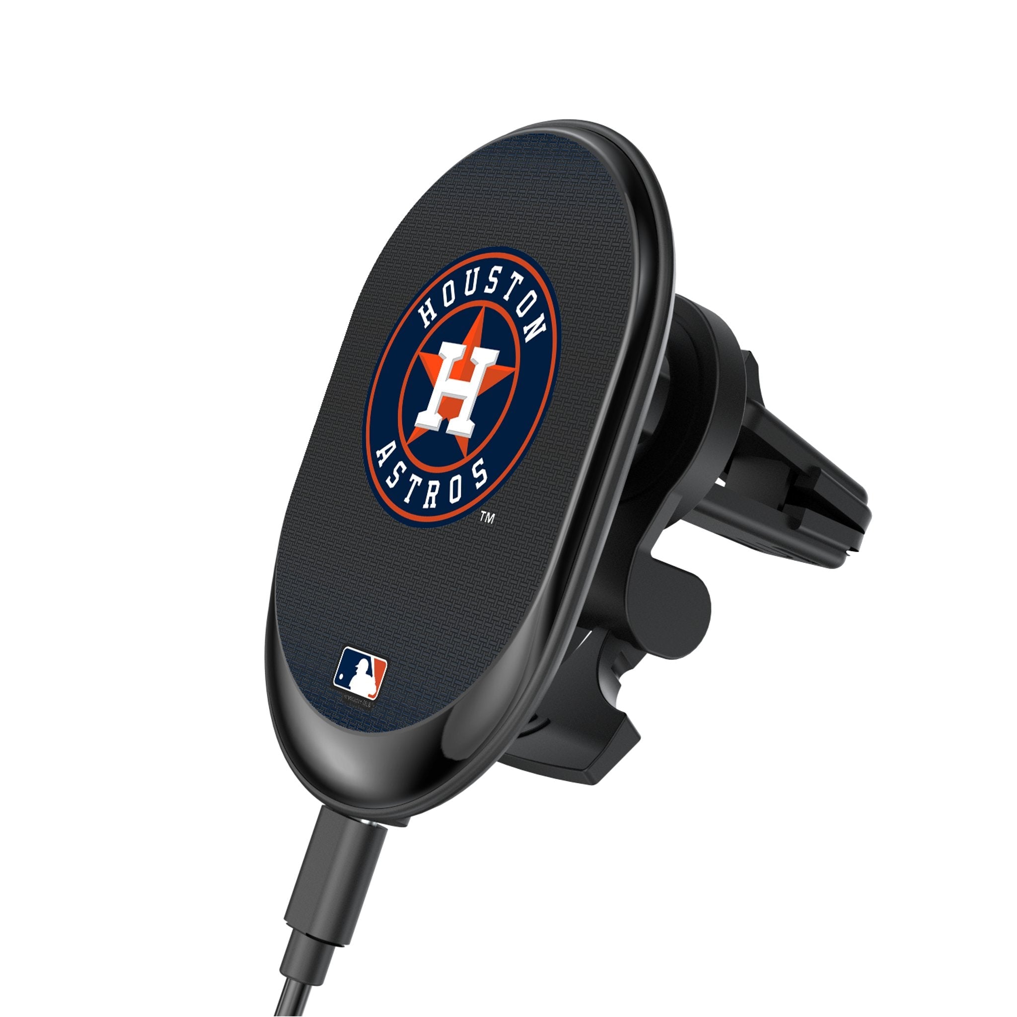 Houston Astros Linen Wireless Mag Car Charger - Sports Gifts, Sports Memorabilia, Sports Collectibles, Fan Shop