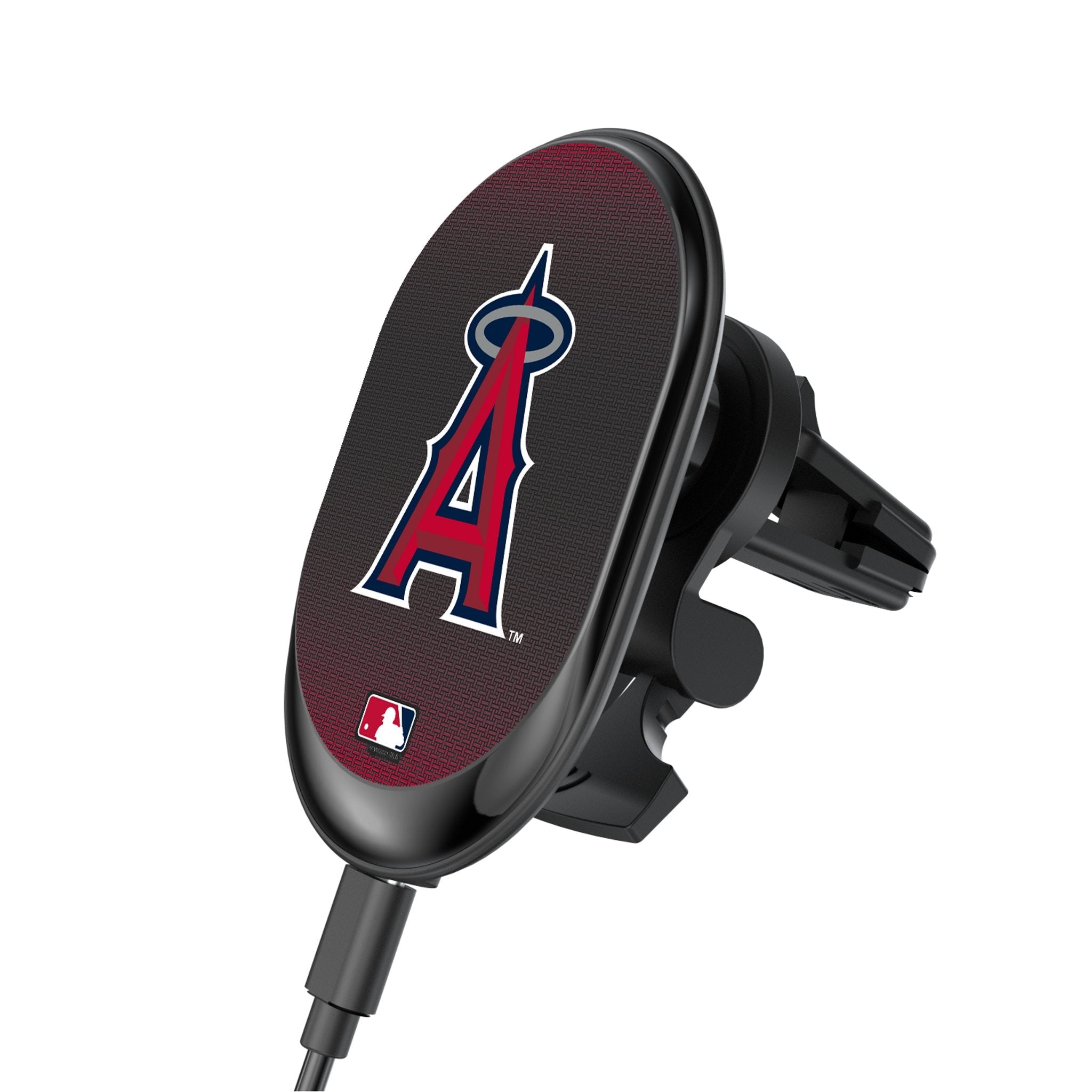 Los Angeles Angels Linen Wireless Mag Car Charger - Sports Gifts, Sports Memorabilia, Sports Collectibles, Fan Shop