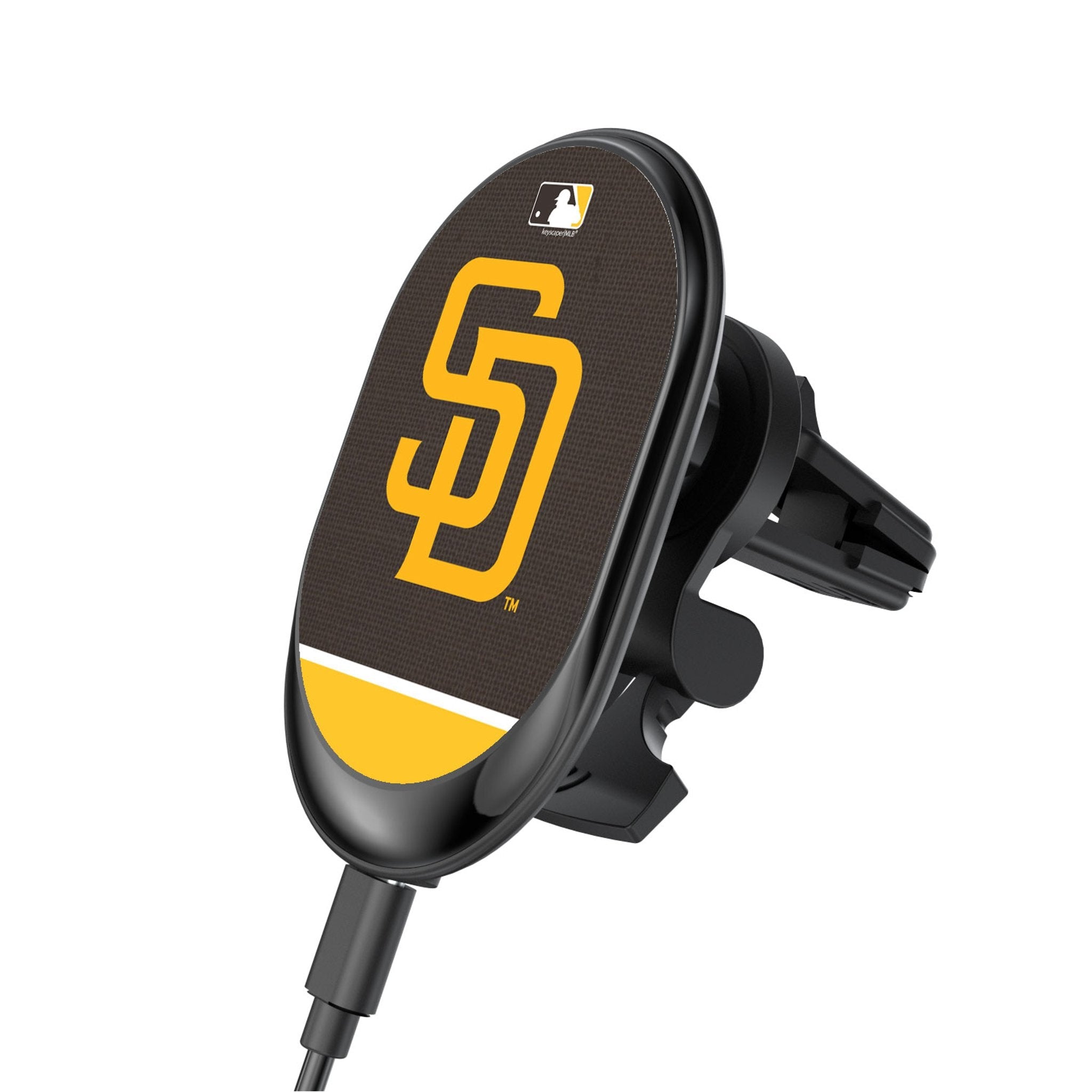 San Diego Padres Endzone Solid Wireless Mag Car Charger - Sports Gifts, Sports Memorabilia, Sports Collectibles, Fan Shop