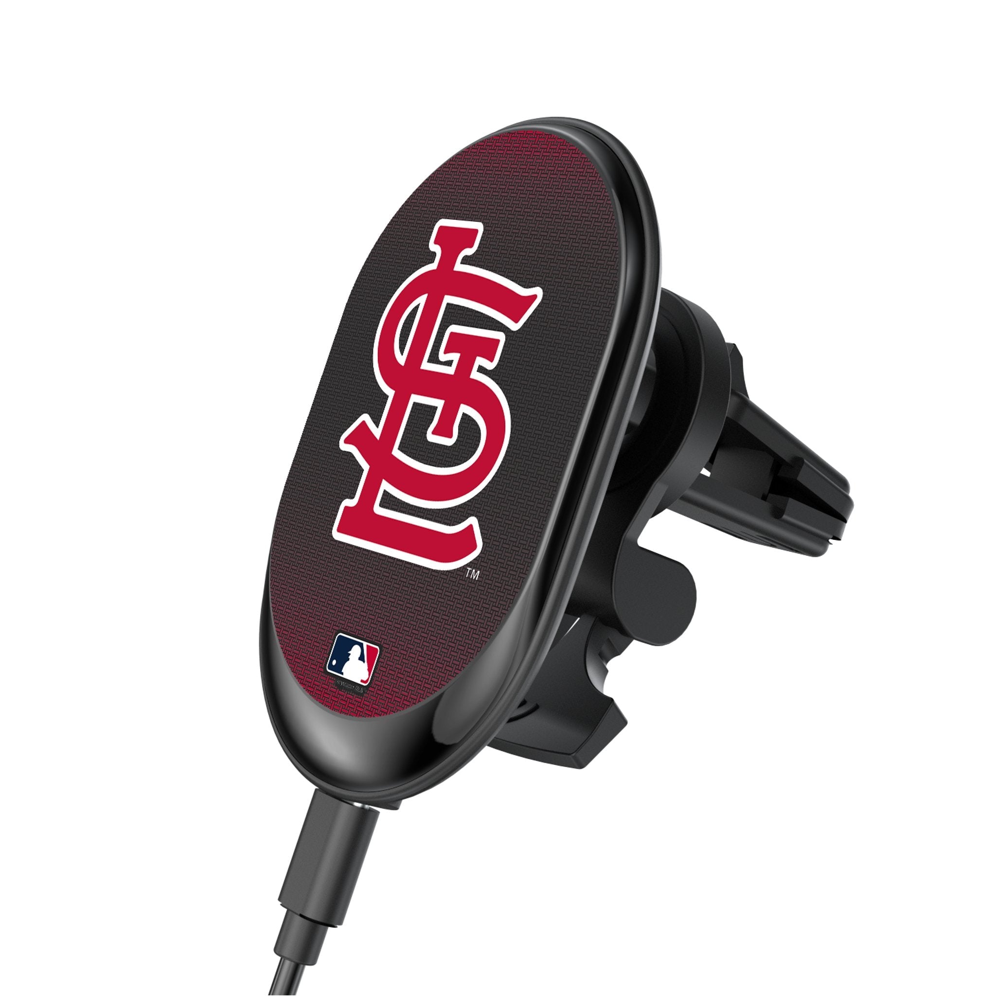 St Louis Cardinals Linen Wireless Mag Car Charger - Sports Gifts, Sports Memorabilia, Sports Collectibles, Fan Shop