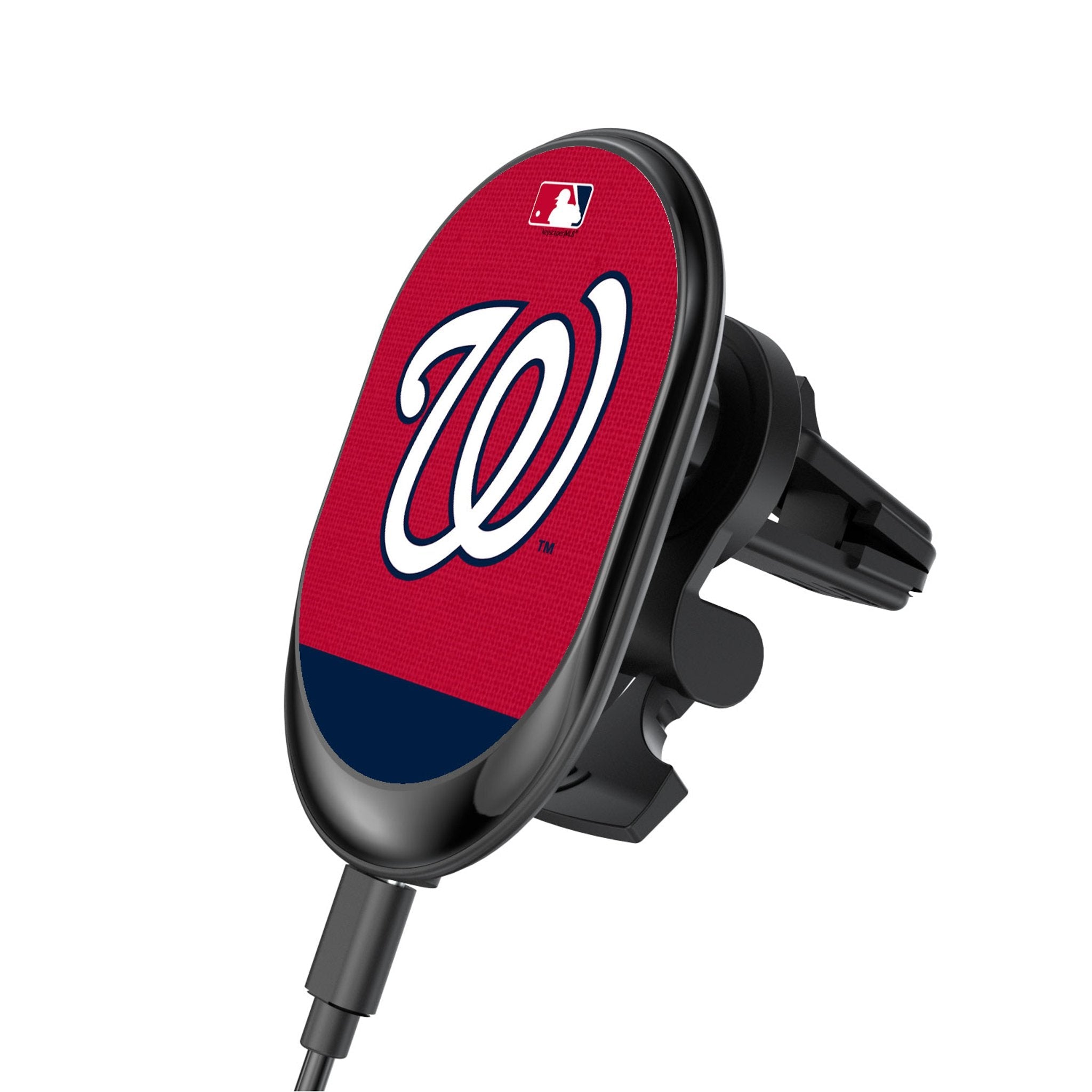 Washington Nationals Endzone Solid Wireless Mag Car Charger - Sports Gifts, Sports Memorabilia, Sports Collectibles, Fan Shop