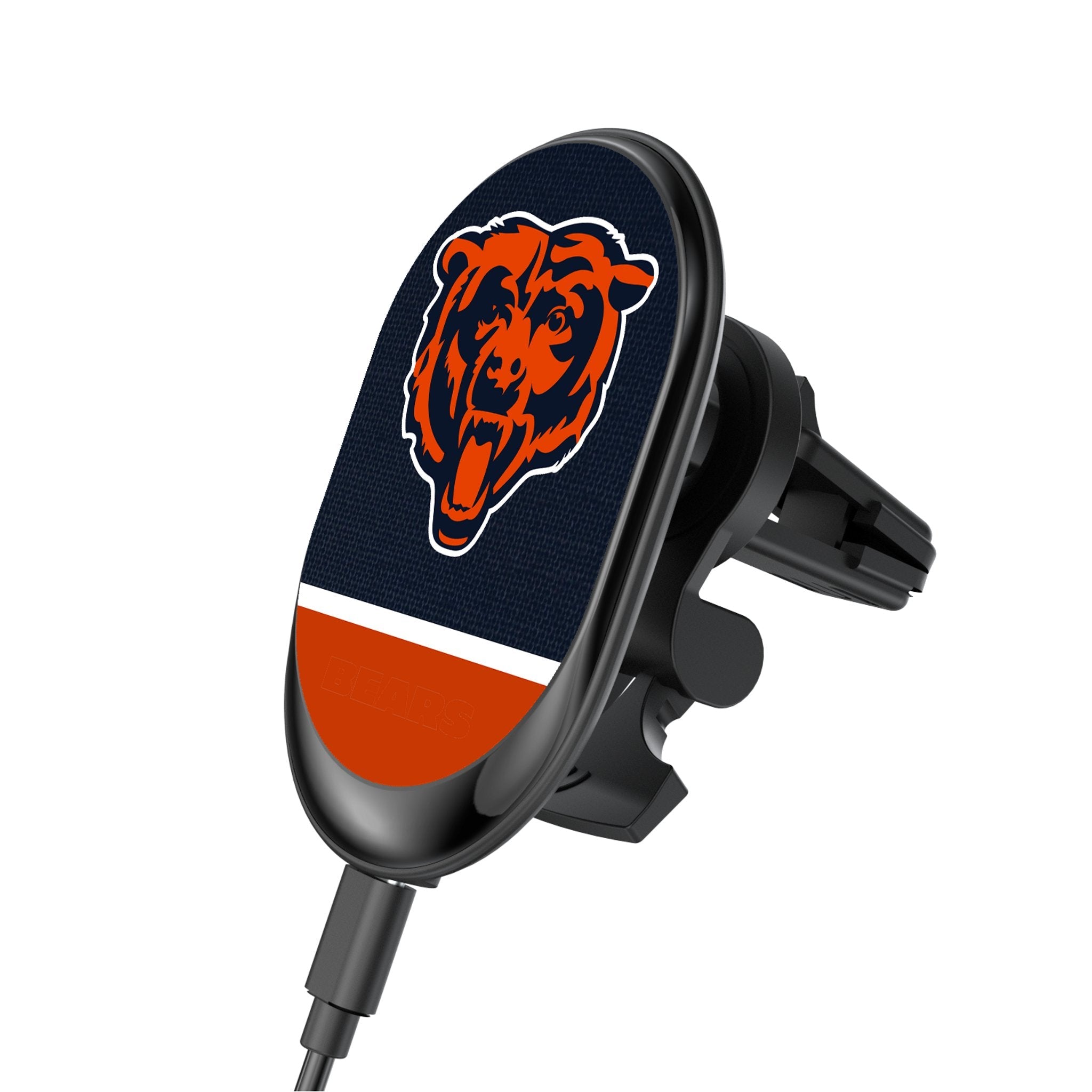 Chicago Bears Endzone Solid Wireless Mag Car Charger - Sports Gifts, Sports Memorabilia, Sports Collectibles, Fan Shop