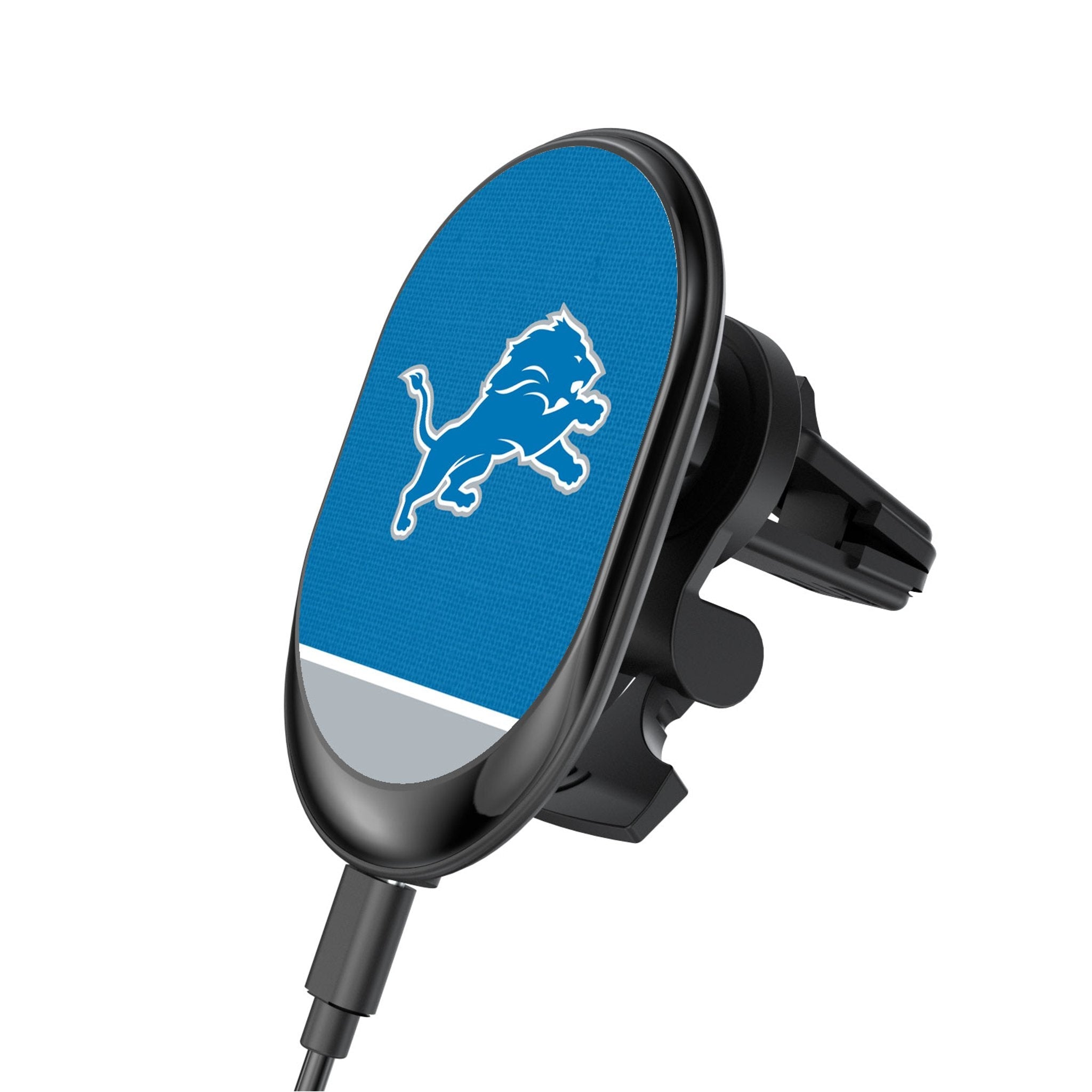 Detroit Lions Endzone Solid Wireless Mag Car Charger - Sports Gifts, Sports Memorabilia, Sports Collectibles, Fan Shop