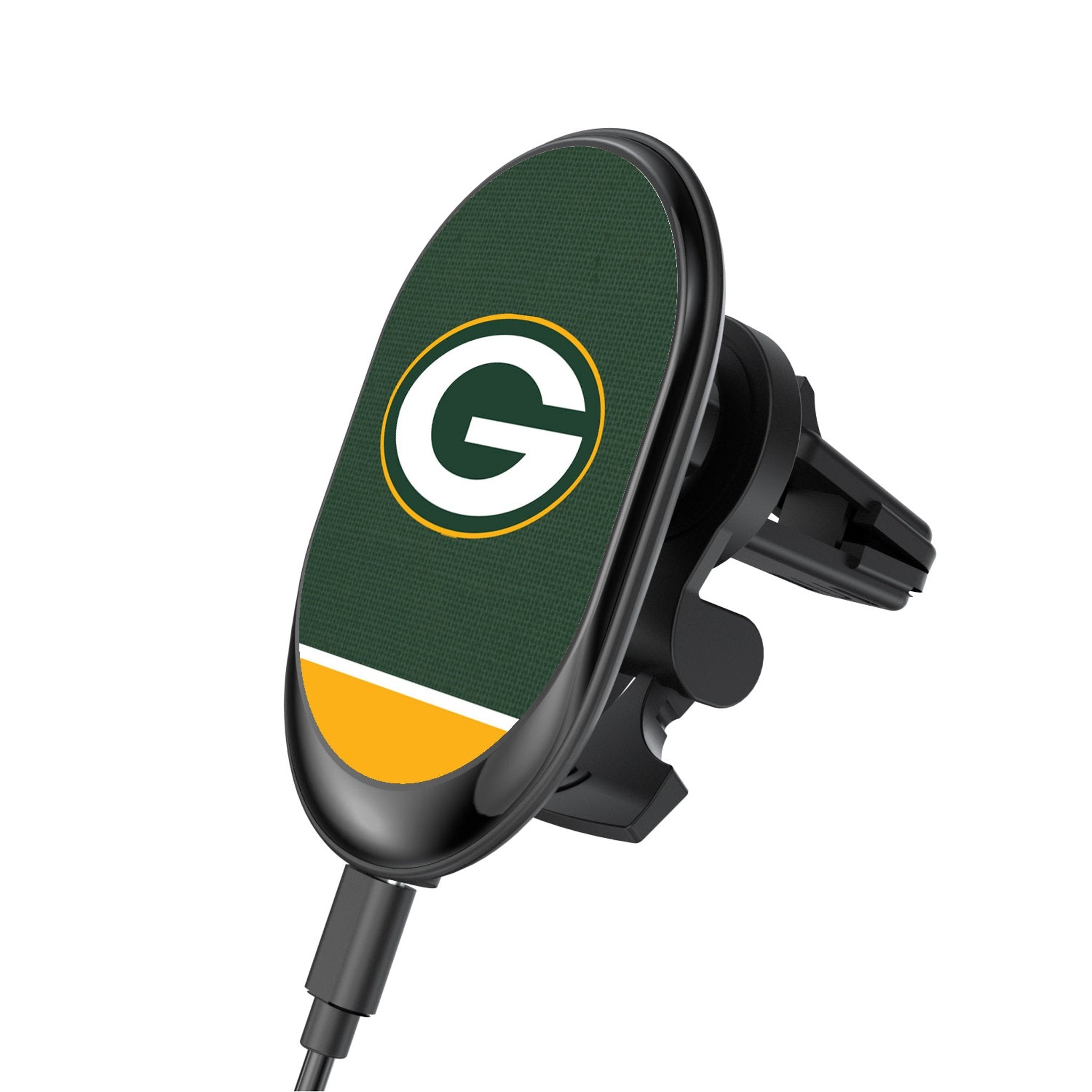 Green Bay Packers Endzone Solid Wireless Mag Car Charger - Sports Gifts, Sports Memorabilia, Sports Collectibles, Fan Shop