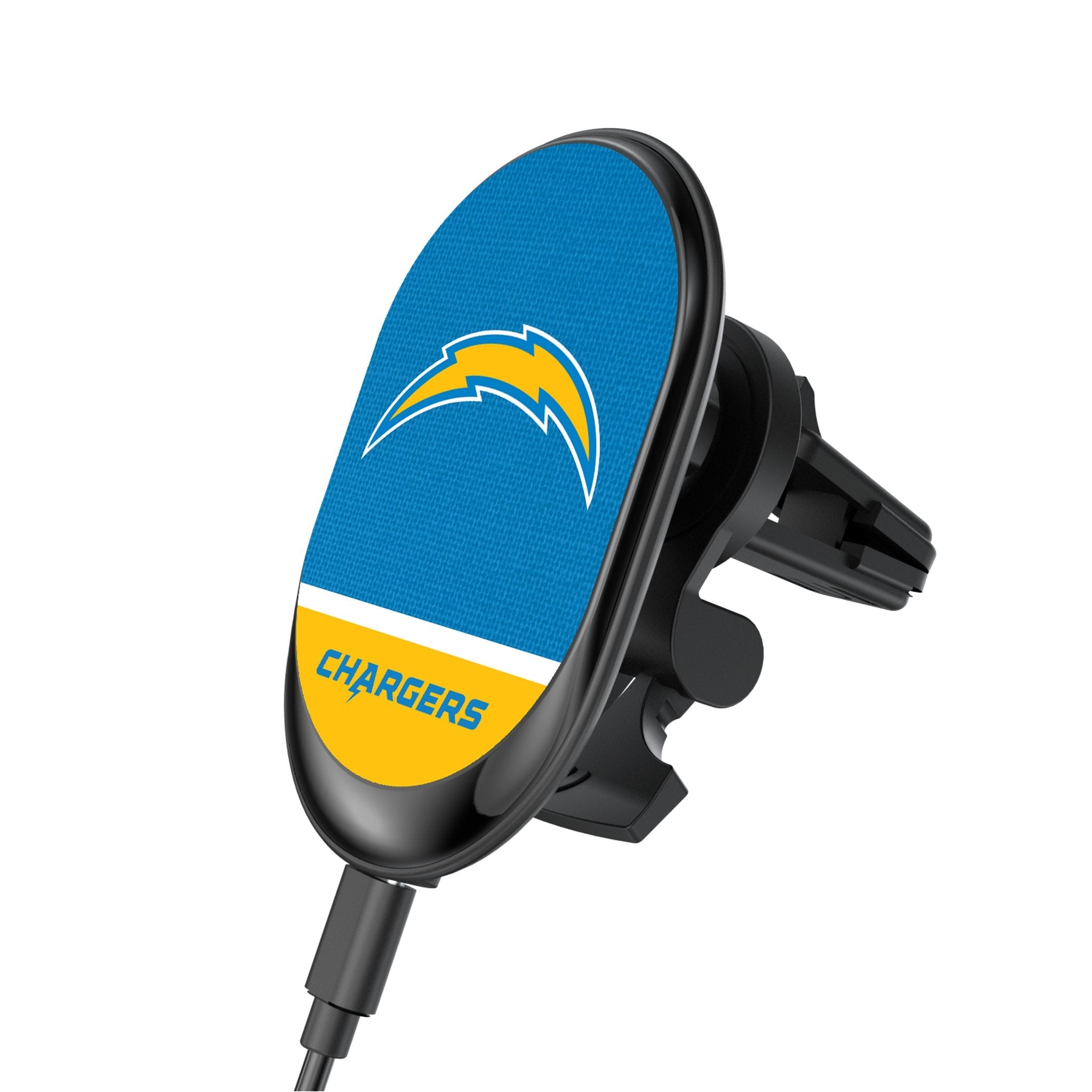 Los Angeles Chargers Endzone Solid Wireless Mag Car Charger - Sports Gifts, Sports Memorabilia, Sports Collectibles, Fan Shop