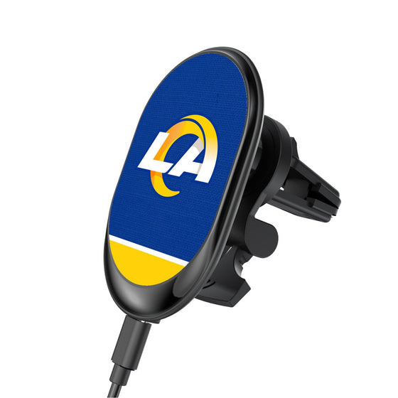 Los Angeles Rams Endzone Solid Wireless Mag Car Charger - Sports Gifts, Sports Memorabilia, Sports Collectibles, Fan Shop