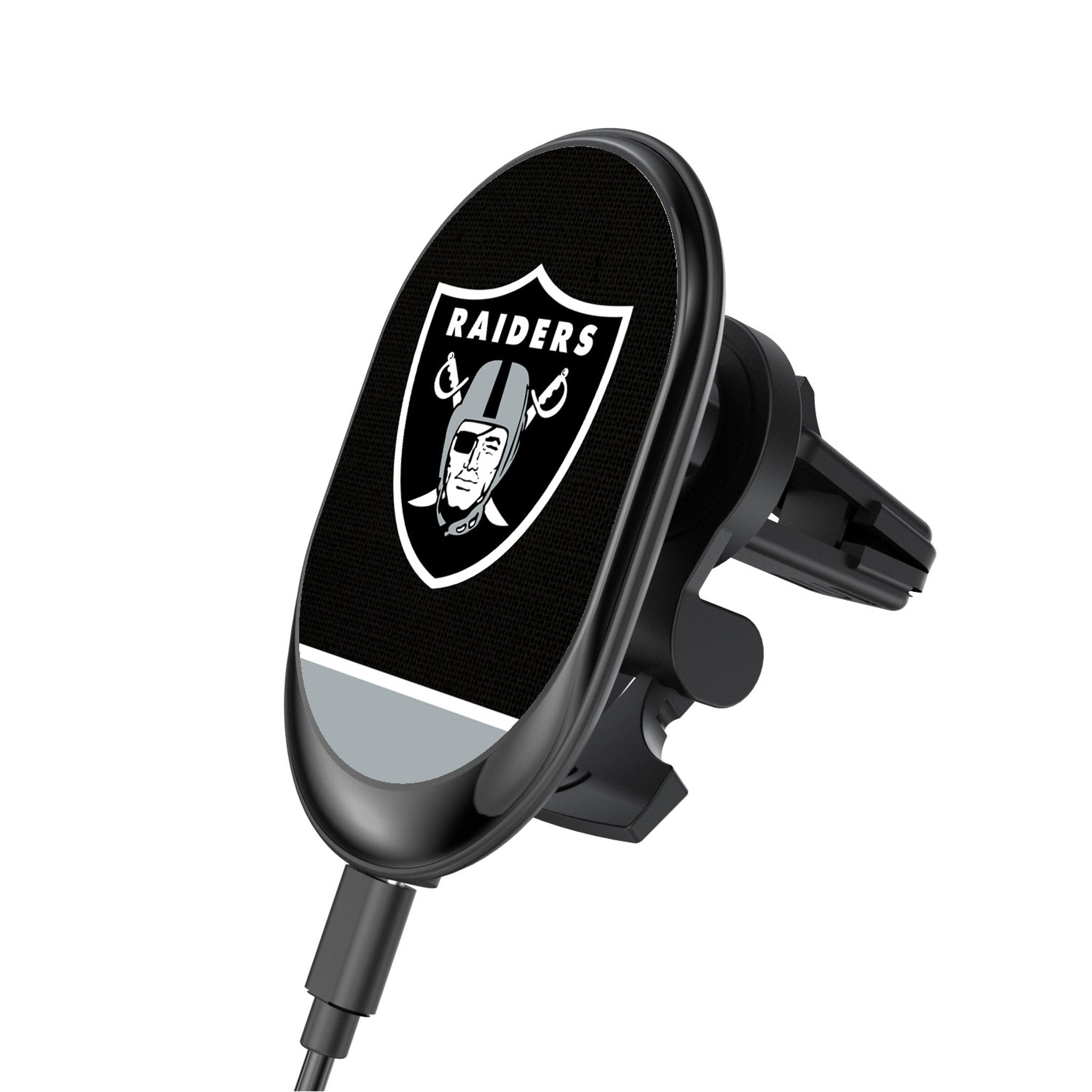 Las Vegas Raiders Endzone Solid Wireless Mag Car Charger - Sports Gifts, Sports Memorabilia, Sports Collectibles, Fan Shop