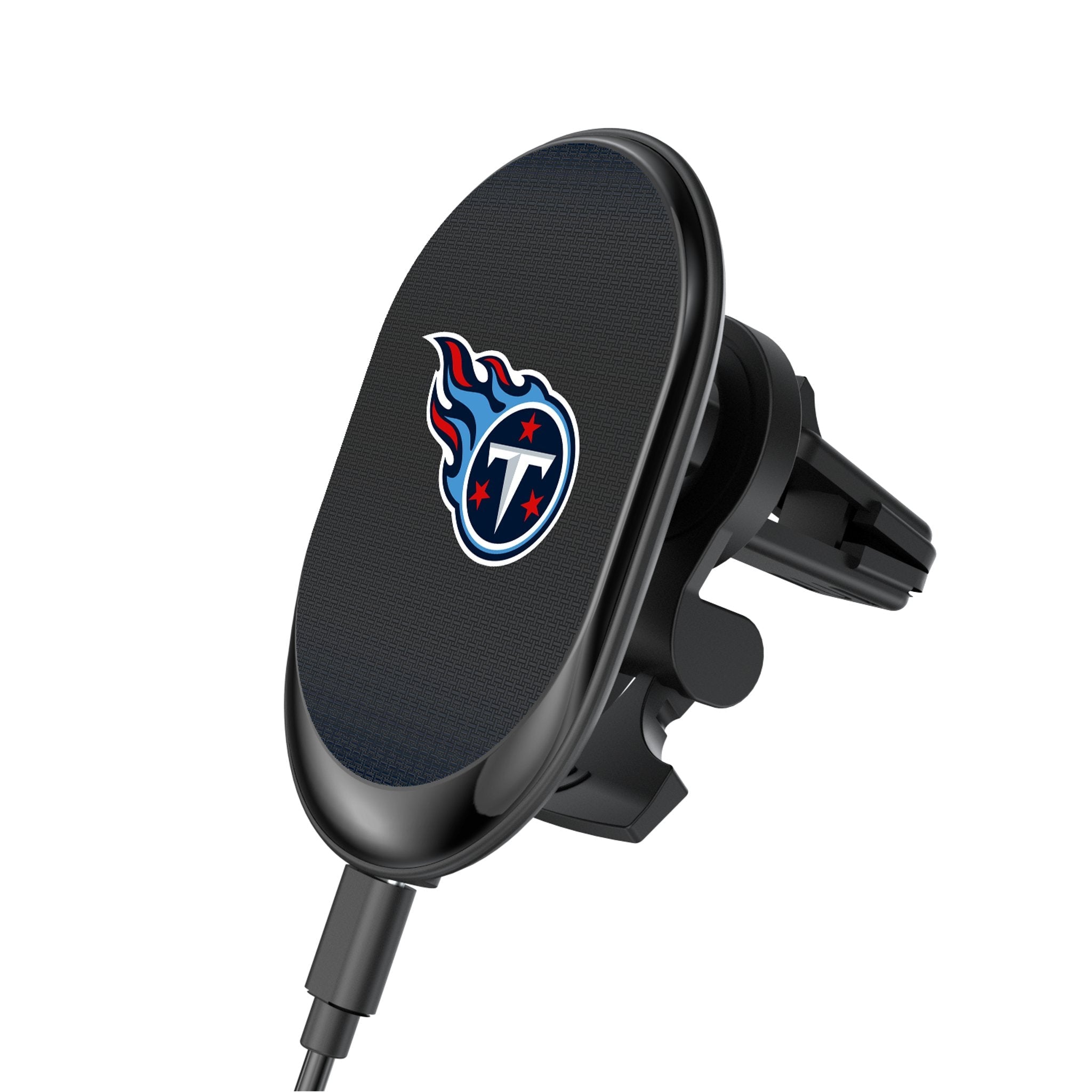 Tennessee Titans Linen Wireless Mag Car Charger - Sports Gifts, Sports Memorabilia, Sports Collectibles, Fan Shop
