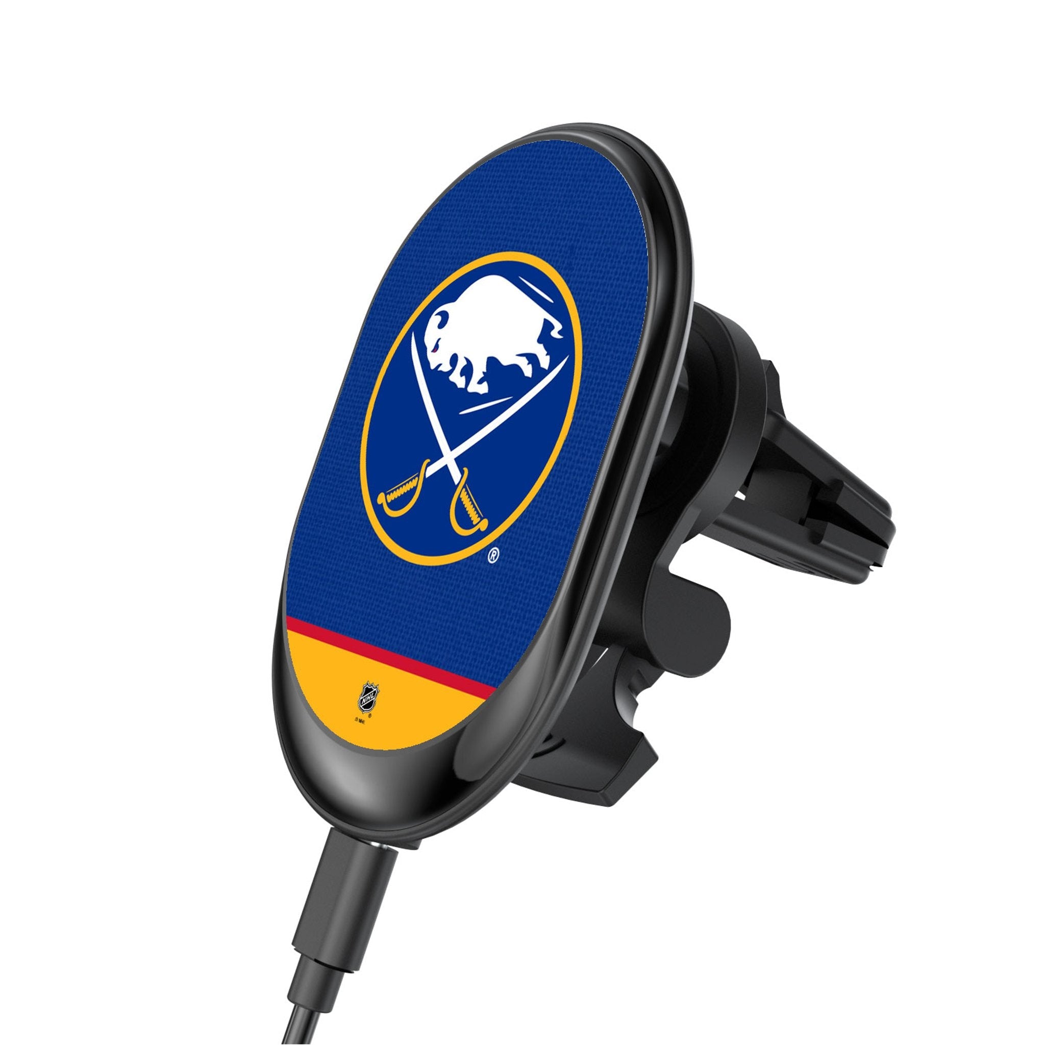 Buffalo Sabres Endzone Solid Wireless Mag Car Charger - Sports Gifts, Sports Memorabilia, Sports Collectibles, Fan Shop