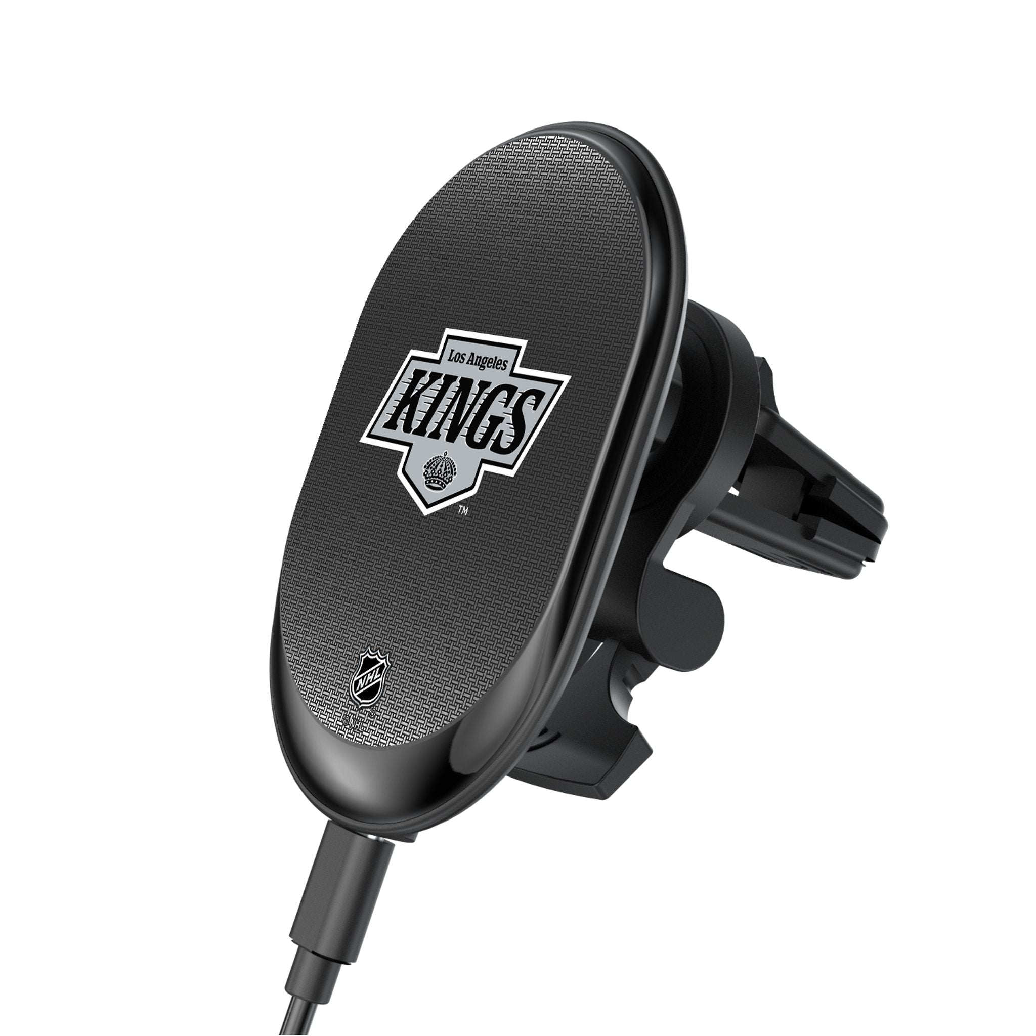 LA Kings Linen Wireless Mag Car Charger - Sports Gifts, Sports Memorabilia, Sports Collectibles, Fan Shop