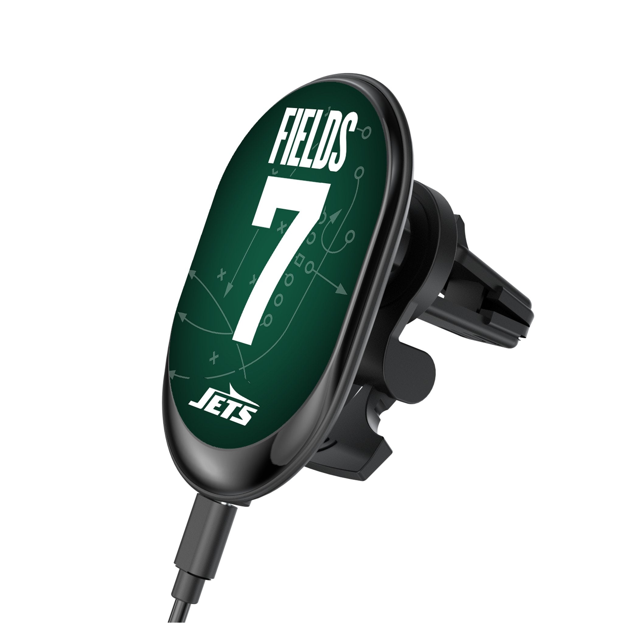 Justin Fields New York Jets 7 Game Tactic Wireless Mag Car Charger - Sports Gifts, Sports Memorabilia, Sports Collectibles, Fan Shop