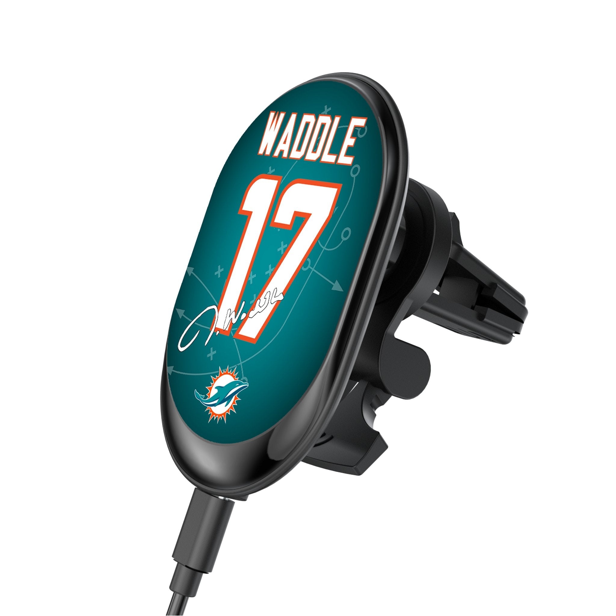 Jaylen Waddle Miami Dolphins 17 Ready Wireless Mag Car Charger - Sports Gifts, Sports Memorabilia, Sports Collectibles, Fan Shop