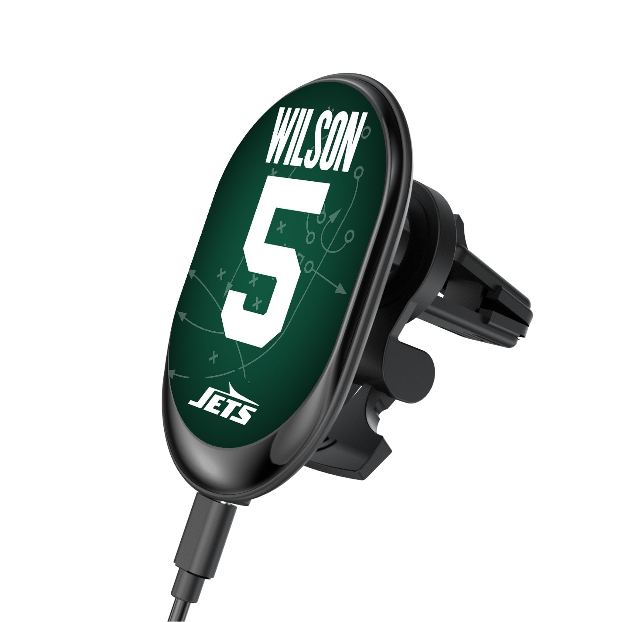 Garrett Wilson New York Jets 5 Ready Wireless Mag Car Charger - Sports Gifts, Sports Memorabilia, Sports Collectibles, Fan Shop