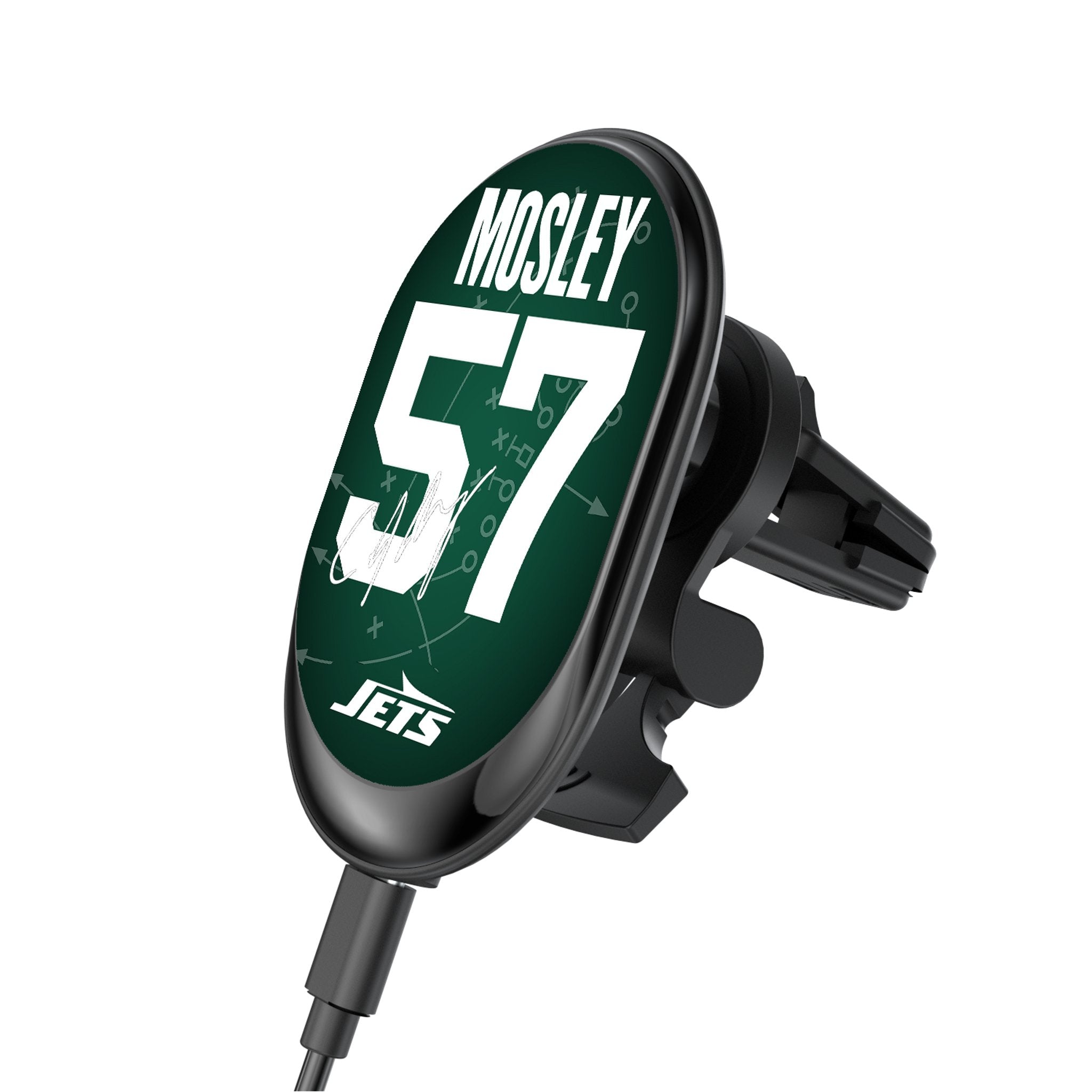 C.J. Mosley New York Jets 57 Ready Wireless Mag Car Charger - Sports Gifts, Sports Memorabilia, Sports Collectibles, Fan Shop