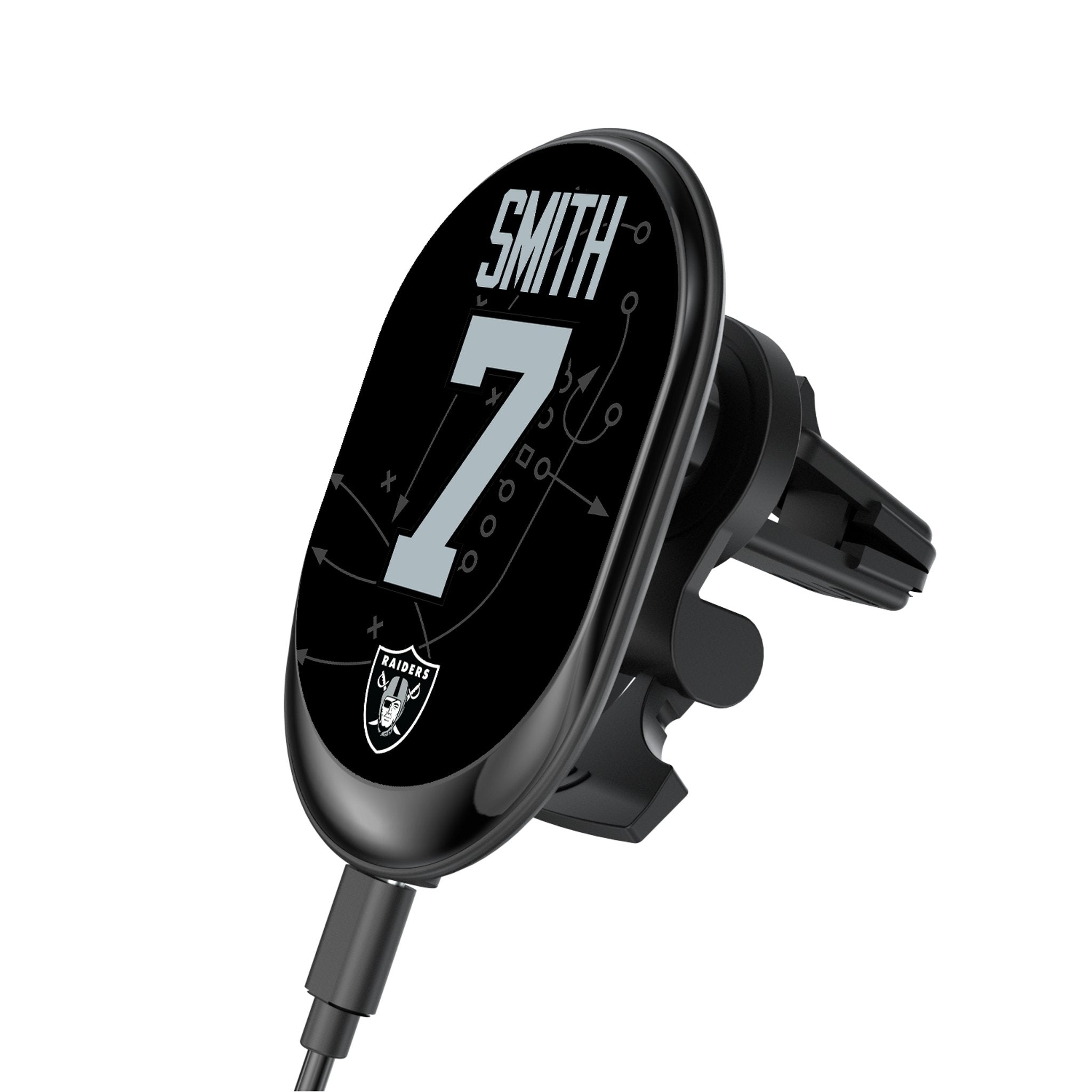 Geno Smith Las Vegas Raiders 7 Game Tactic Wireless Mag Car Charger - Sports Gifts, Sports Memorabilia, Sports Collectibles, Fan Shop
