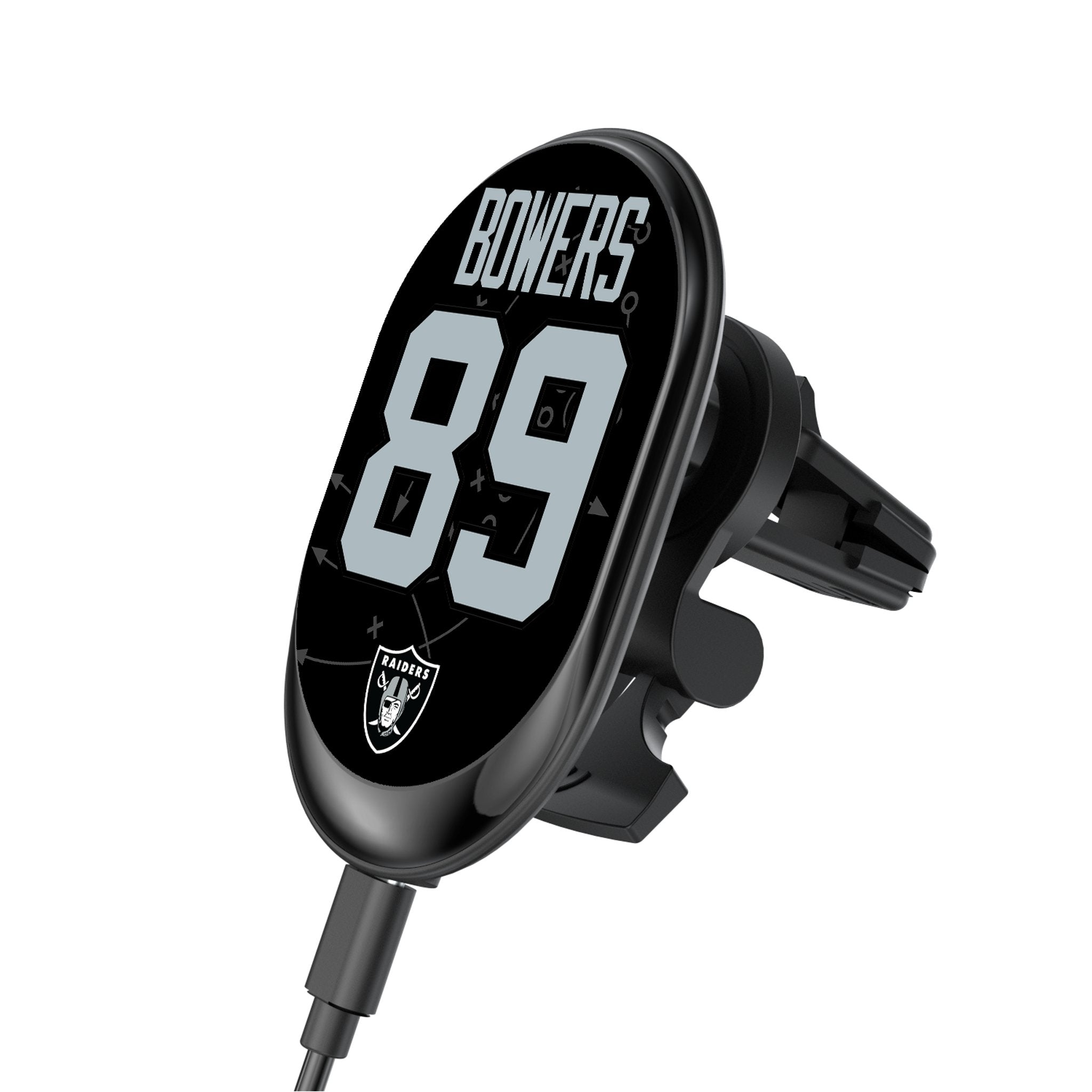 Brock Bowers Las Vegas Raiders 89 Ready Wireless Mag Car Charger - Sports Gifts, Sports Memorabilia, Sports Collectibles, Fan Shop