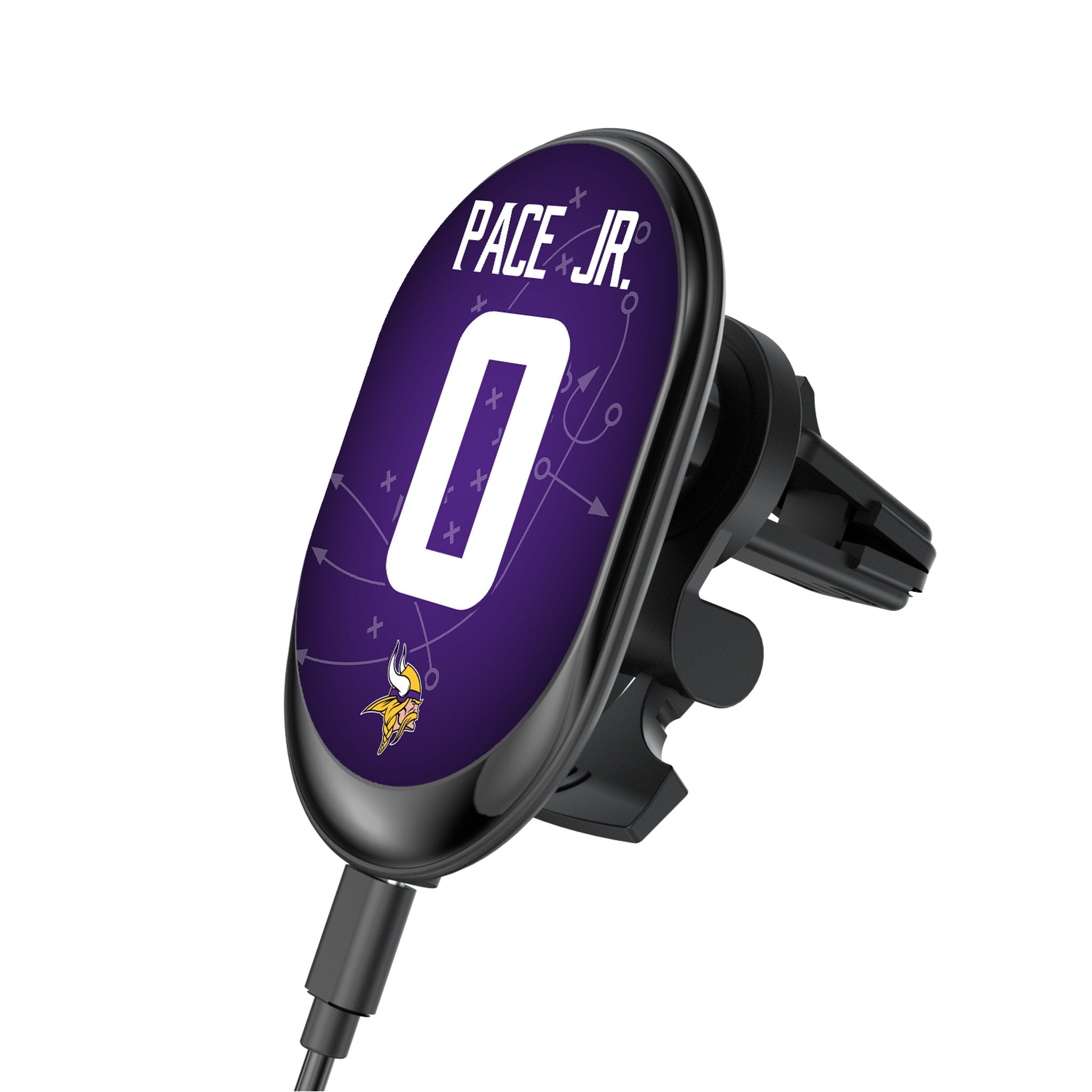 Ivan Pace Jr. Minnesota Vikings 0 Ready Wireless Mag Car Charger - Sports Gifts, Sports Memorabilia, Sports Collectibles, Fan Shop