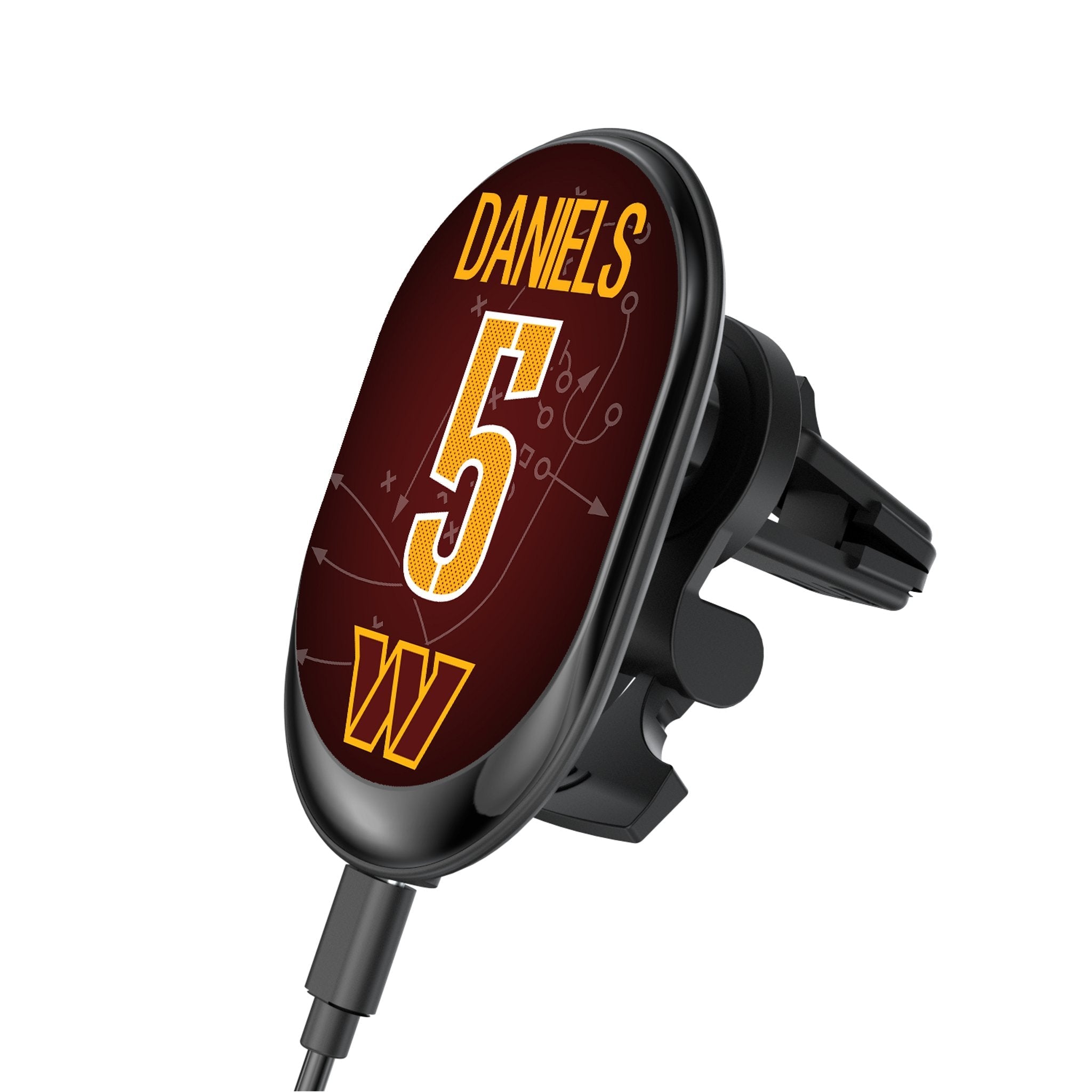Jayden Daniels Washington Commanders 5 Ready Wireless Mag Car Charger - Sports Gifts, Sports Memorabilia, Sports Collectibles, Fan Shop