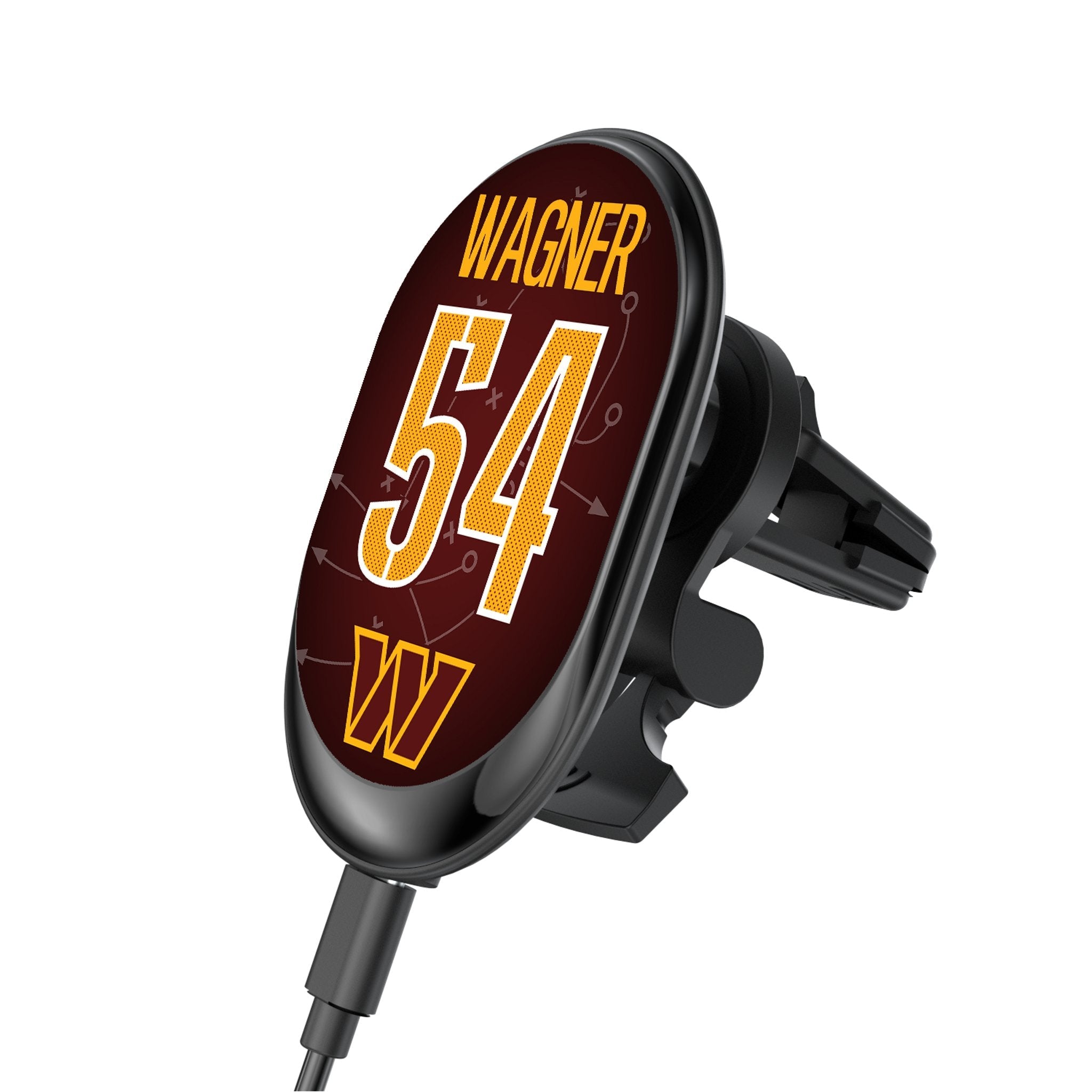 Bobby Wagner Washington Commanders 54 Ready Wireless Mag Car Charger - Sports Gifts, Sports Memorabilia, Sports Collectibles, Fan Shop