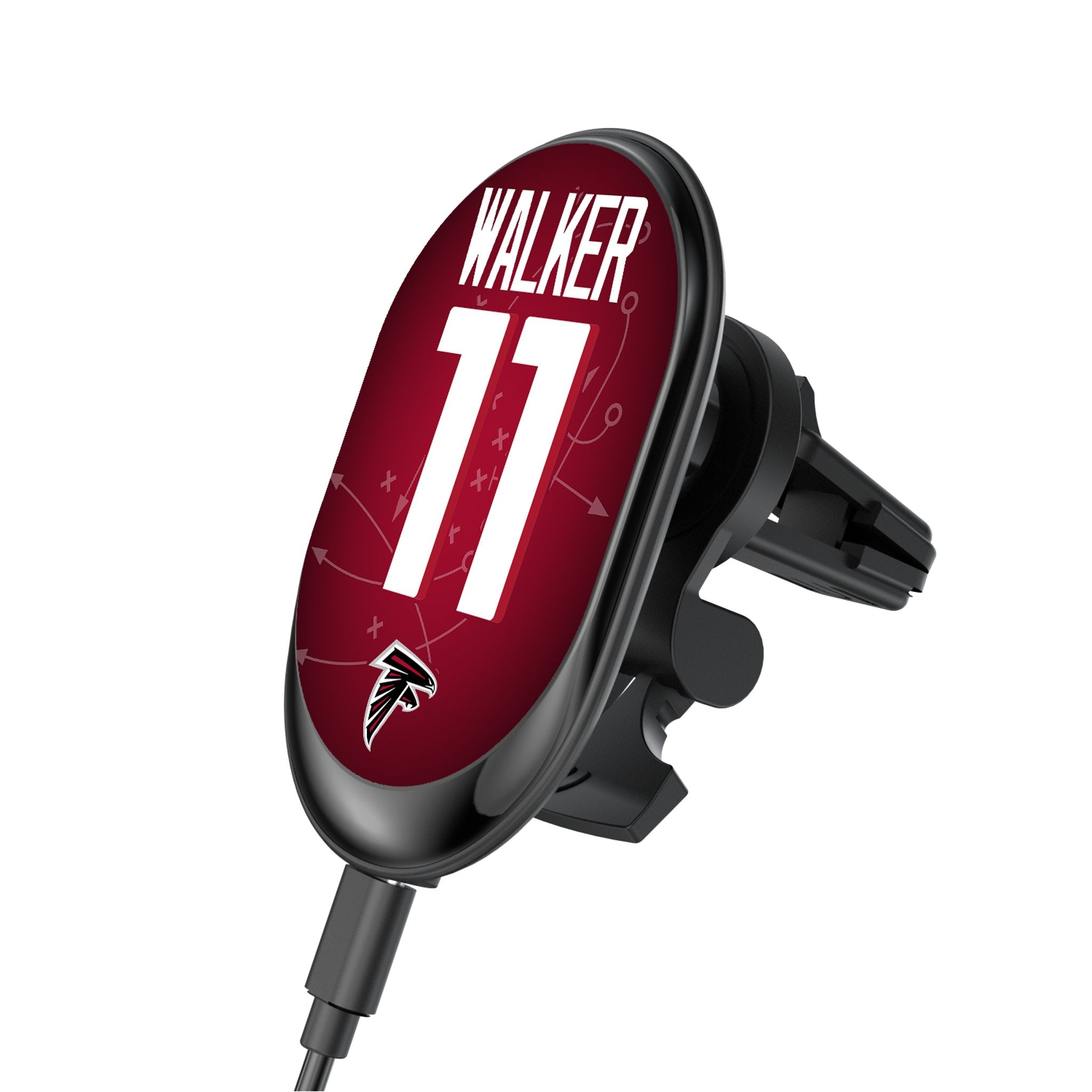 Jalon Walker Atlanta Falcons 11 Game Tactic Wireless Mag Car Charger - Sports Gifts, Sports Memorabilia, Sports Collectibles, Fan Shop