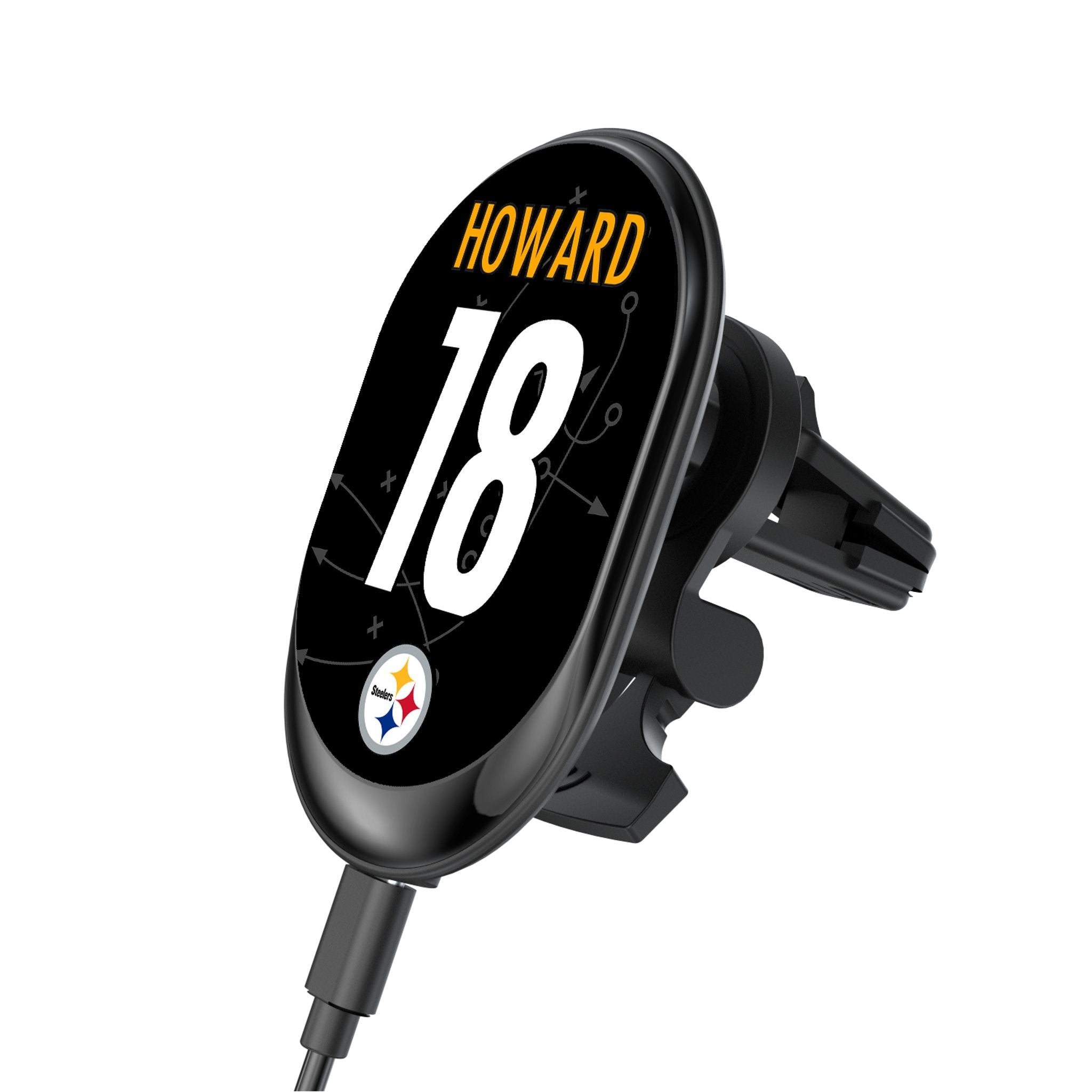 Will Howard Pittsburgh Steelers 18 Game Tactic Wireless Mag Car Charger - Sports Gifts, Sports Memorabilia, Sports Collectibles, Fan Shop