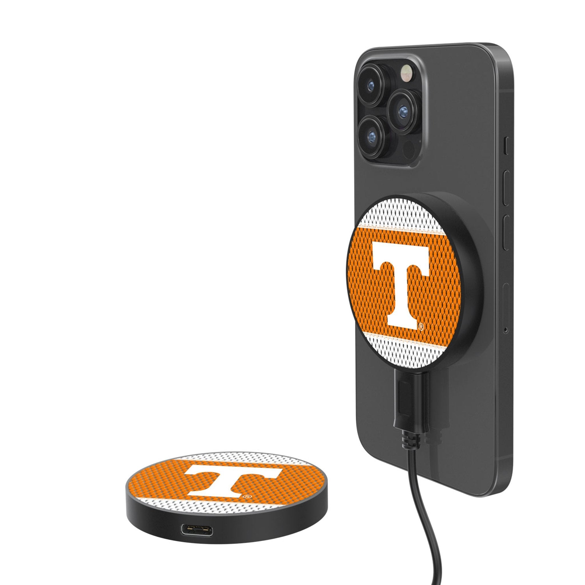 University of Tennessee Volunteers Mesh 15-Watt Wireless Magnetic Charger - Sports Gifts, Sports Memorabilia, Sports Collectibles, Fan Shop