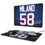 Matt Milano Buffalo Bills 58 Game Tactic 15-Watt Wireless Charger and Mouse Pad - Sports Gifts, Sports Memorabilia, Sports Collectibles, Fan Shop