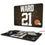 Denzel Ward Cleveland Browns 21 Game Tactic 15-Watt Wireless Charger and Mouse Pad - Sports Gifts, Sports Memorabilia, Sports Collectibles, Fan Shop