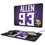 Jonathan Allen Minnesota Vikings 93 Game Tactic 15-Watt Wireless Charger and Mouse Pad - Sports Gifts, Sports Memorabilia, Sports Collectibles, Fan Shop