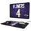 Zay Flowers Baltimore Ravens 4 Game Tactic 15-Watt Wireless Charger and Mouse Pad - Sports Gifts, Sports Memorabilia, Sports Collectibles, Fan Shop